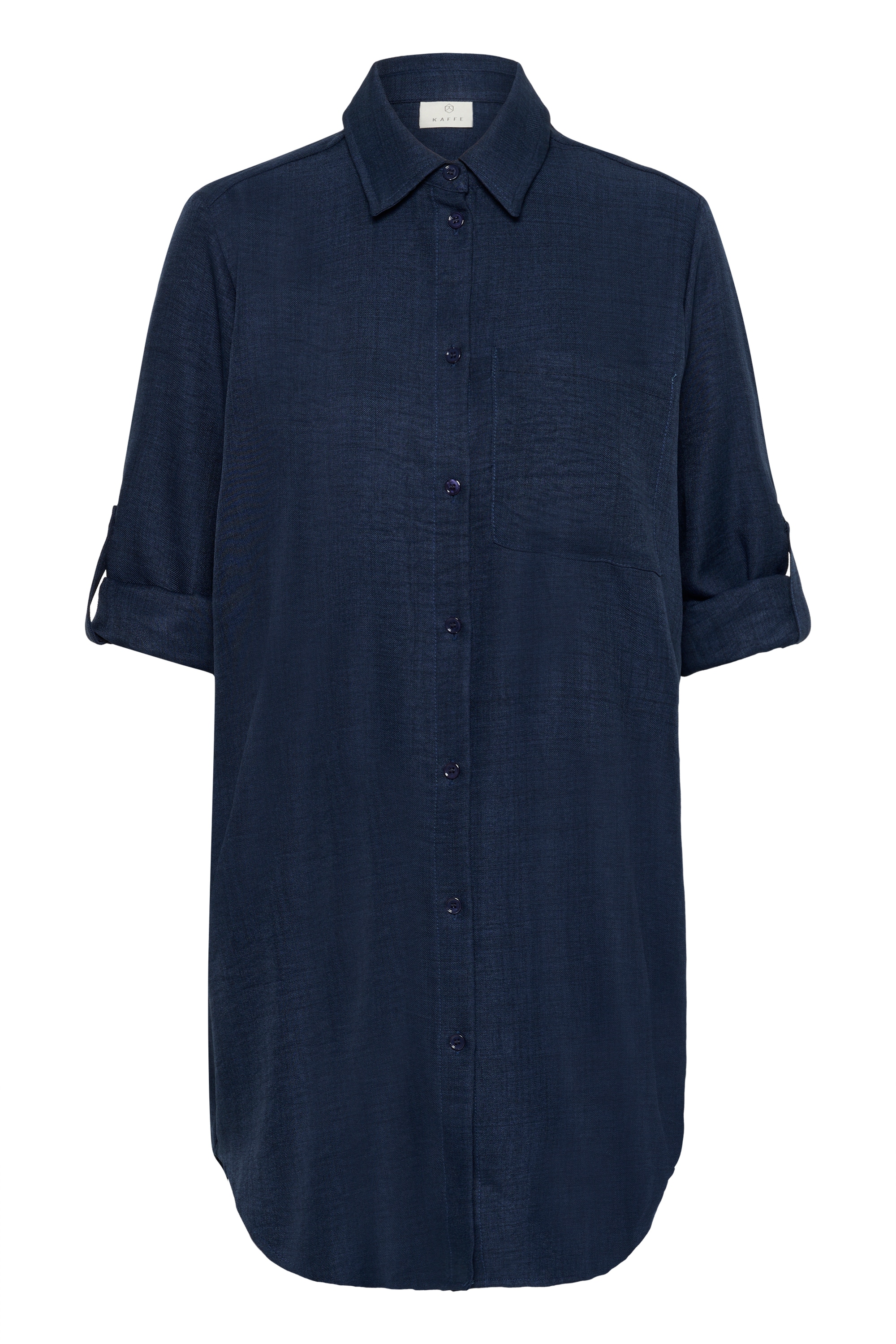 KAFFE Hemdbluse »Langarm-Hemd KAellen«