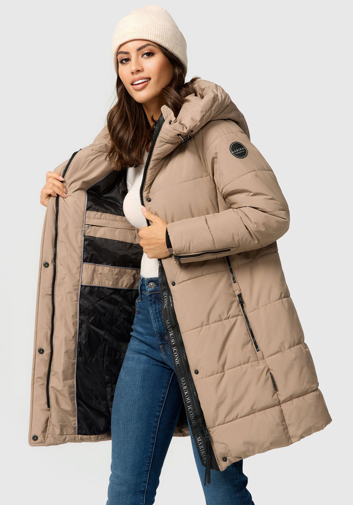 Marikoo Winterjacke »Marikoo Karumikoo XVI Damen Winterjacke B987«