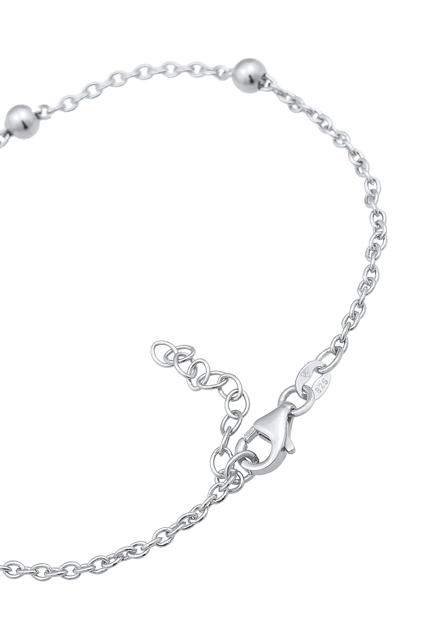 Elli Armkette »Armband Rundanker Kugeln Basic 925 Silber«