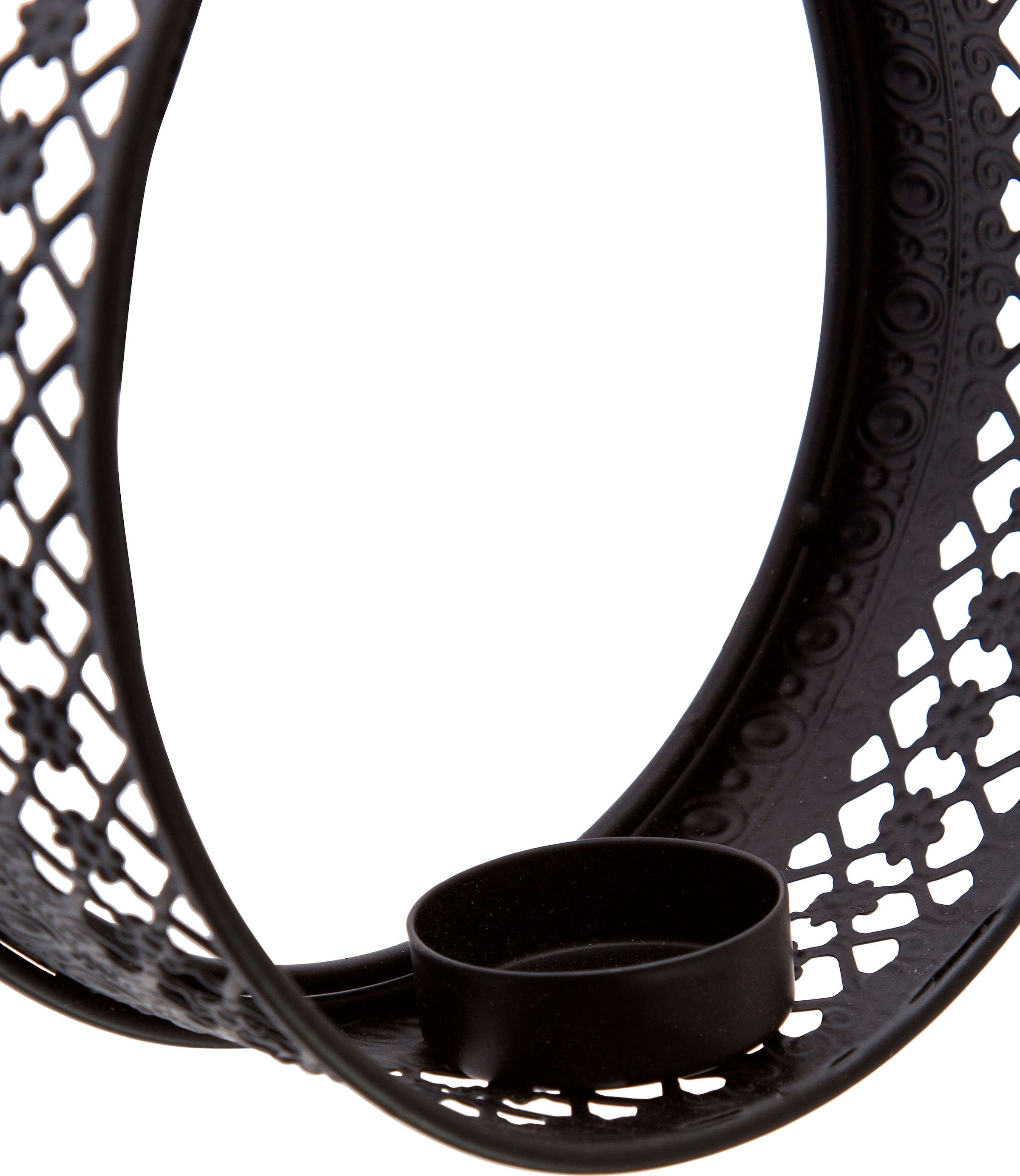 Myflair Möbel & Accessoires Spiegelwandblaker »Anandi, schwarz« Landhaus, rund