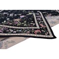 THEKO Teppich »Flomi Sagrini«, rechteckig, 4 mm Höhe, Flachgewebe, Pastell-Farben, Blumen Design