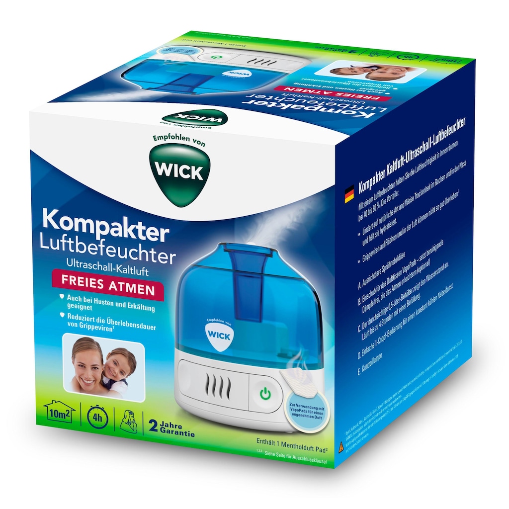 WICK Luftbefeuchter »WUL505«, 0,5 l Wassertank