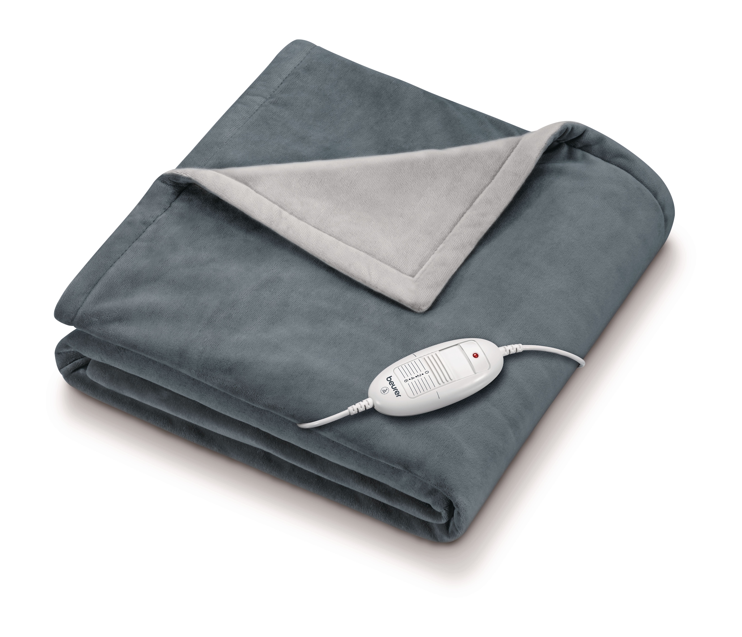 BEURER Heizdecke »HD 75 Cosy Dark-Grey, elektrische Wärmedecke zum Einkuscheln« Mit 6 Temperaturstufen, Abschaltautomatik, maschinenwaschbar
