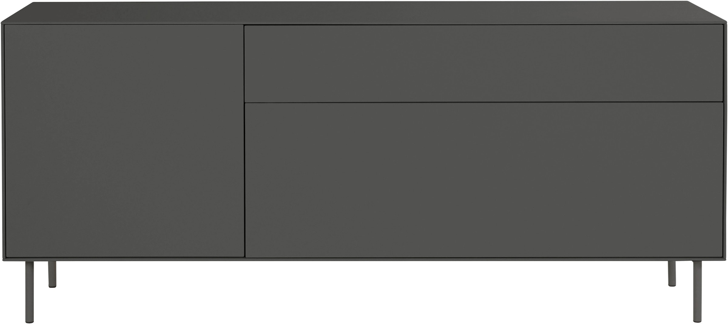 LeGer Home by Lena Gercke Lowboard »Essentials«, Breite: 167 cm, MDF lackiert, Push-to-open-Funktion