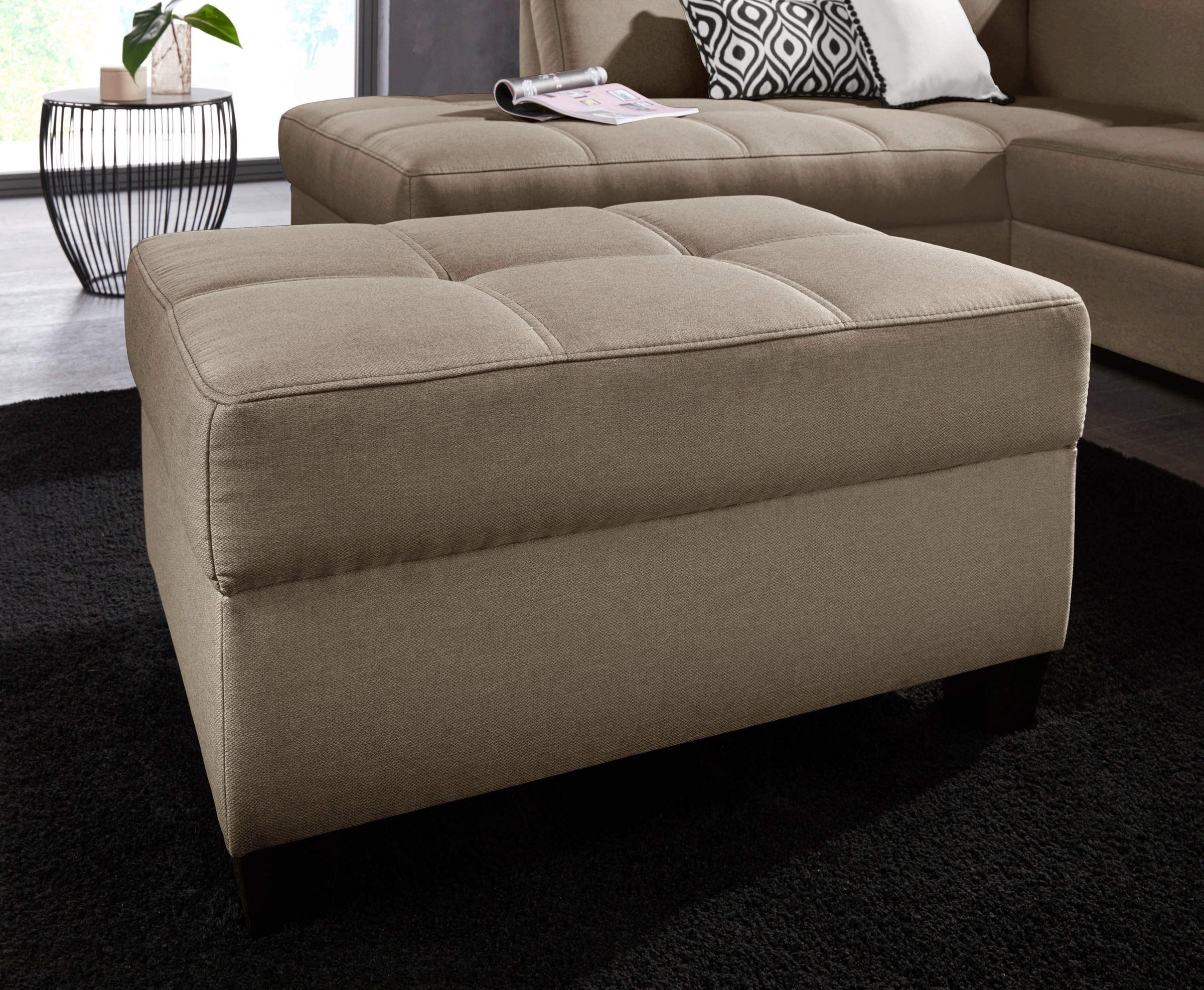 DOMO collection Polsterhocker »Florentina«