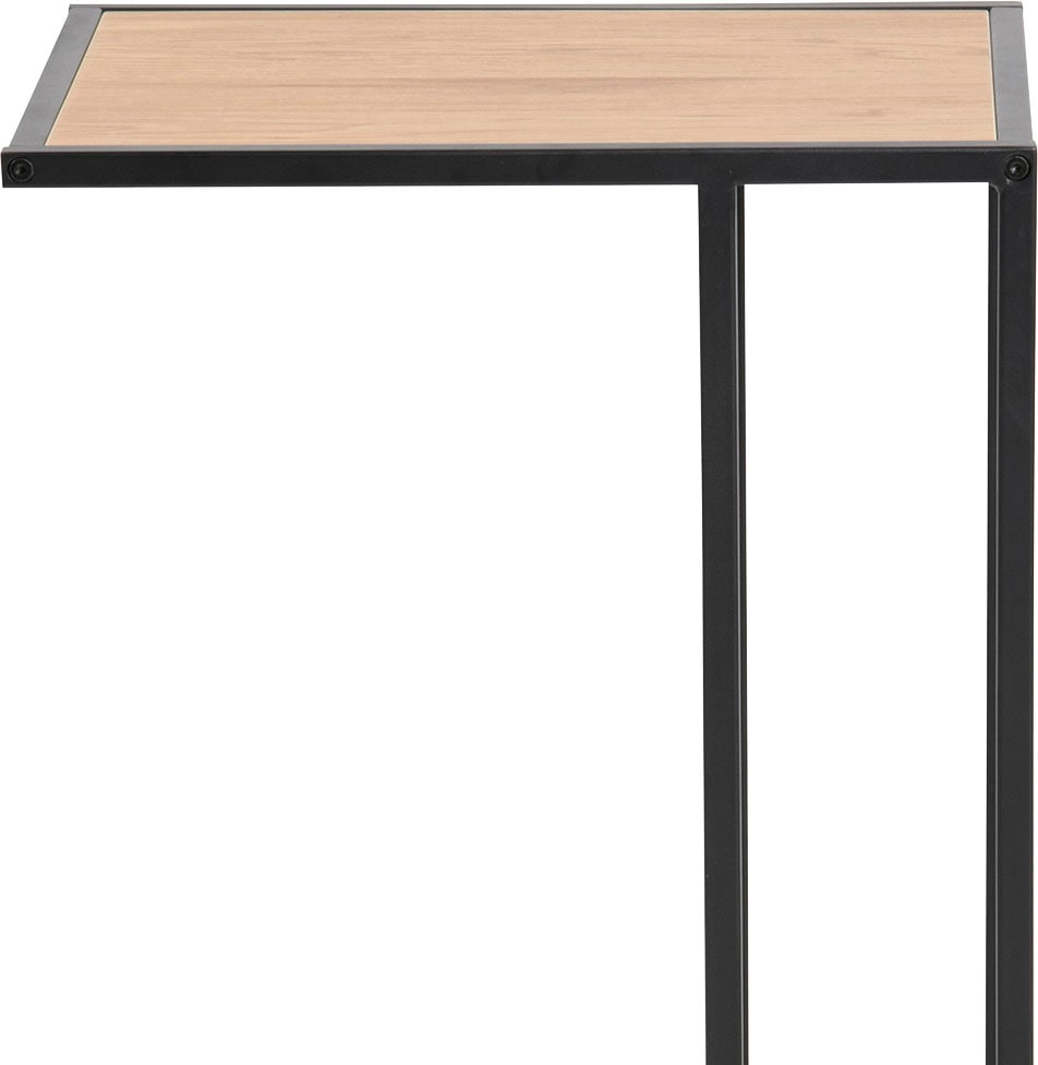 ACTONA GROUP Beistelltisch, mit schmalem Metallgestell im modernen Industrie-Look, Höhe 63 cm