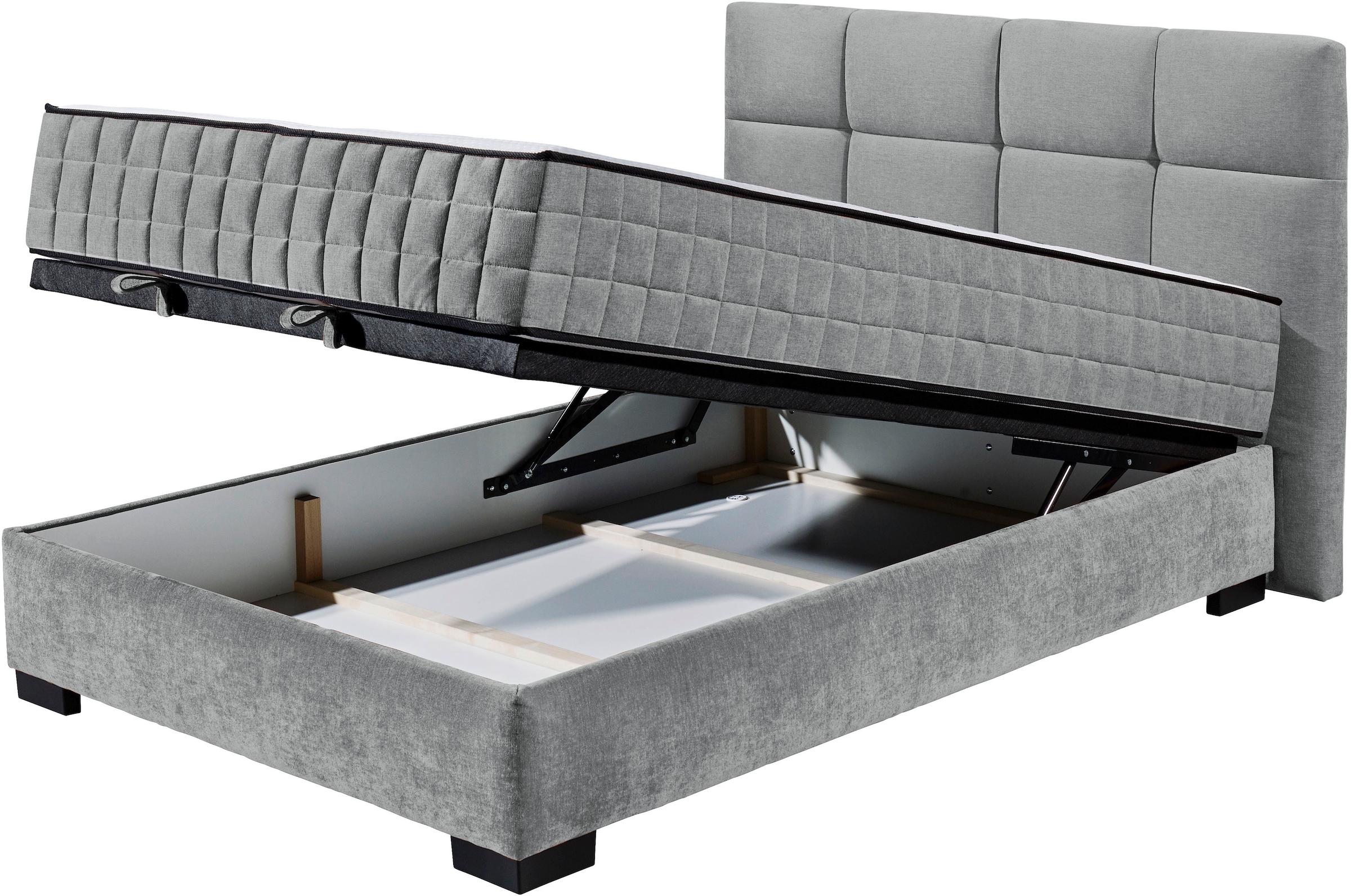 ED EXCITING DESIGN Boxbett »Nagol« mit Bettkasten, mit Wendematratze, erhältlich in verschiedenen Breiten