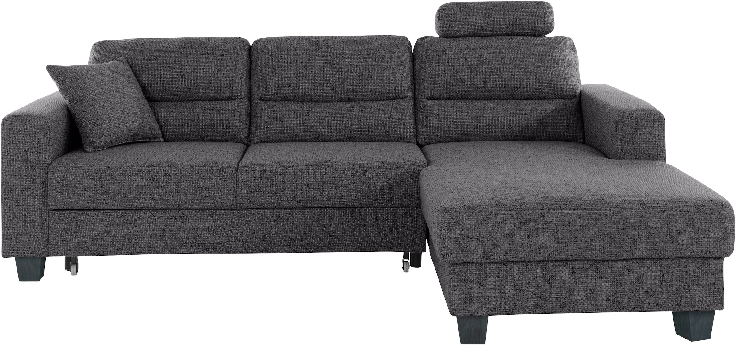 TRENDMANUFAKTUR Ecksofa »Chamber, zeitlos und modern, hoher Sitzkomfort, L-Form«, wahlweise mit Schlaffunktion