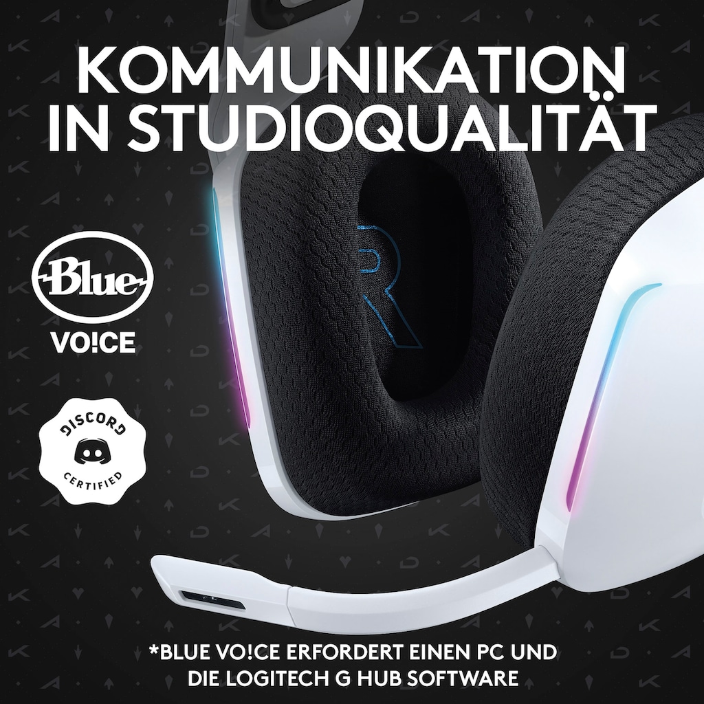 Logitech G Gaming-Headset »G733 K/DA«, Mikrofon abnehmbar