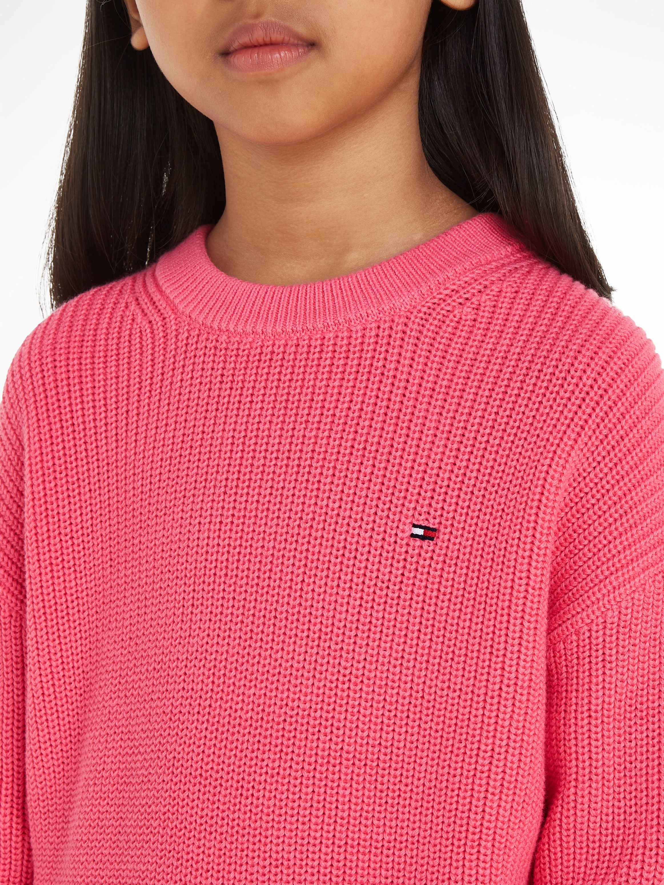 Tommy Hilfiger Strickpullover »ESSENTIAL SWEATER«, Kinder bis 16 Jahre