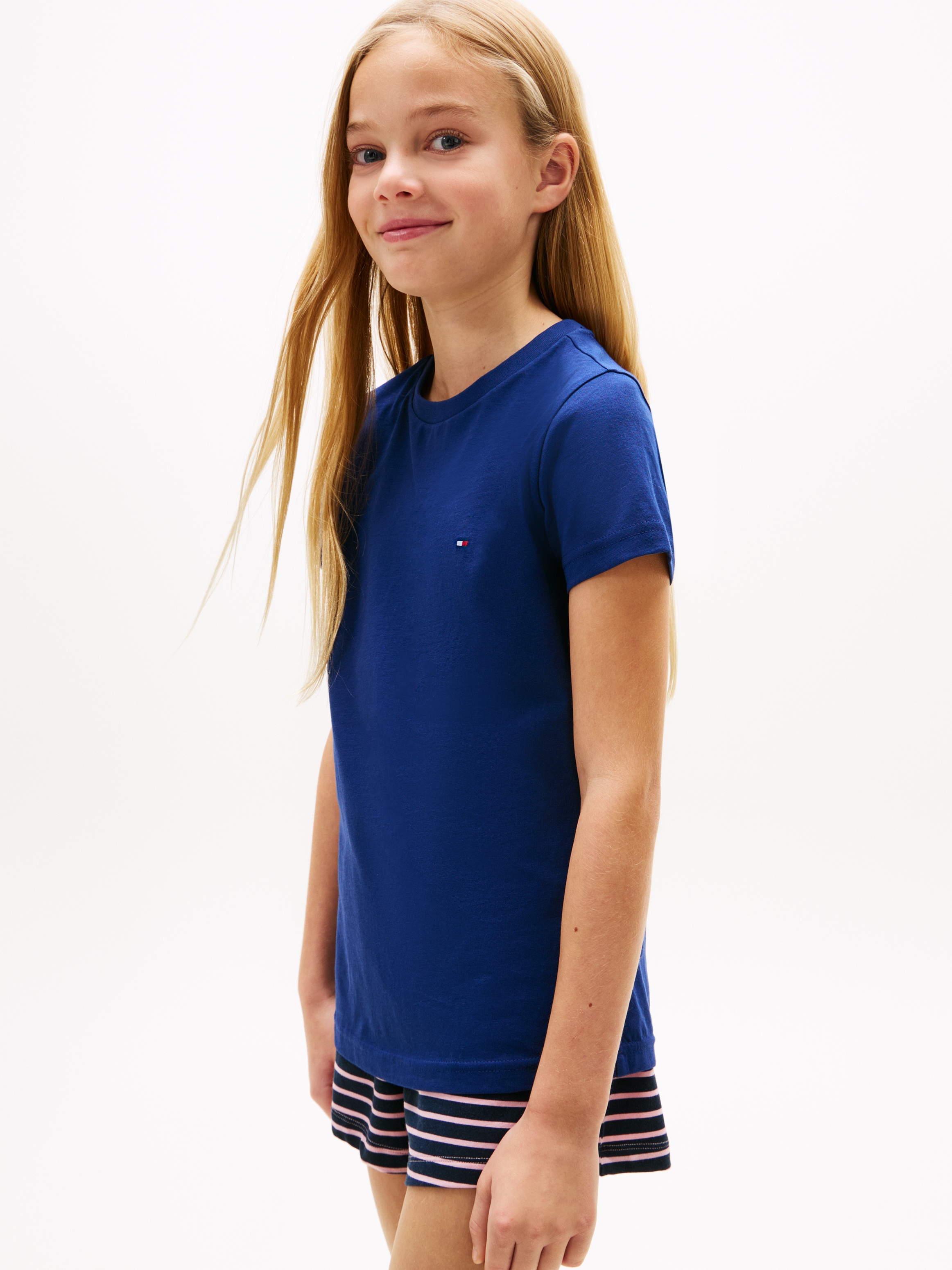 Tommy Hilfiger Underwear T-Shirt »2P CN TEE mit Stickerei und Rundhals im 2er-Pack« Packung, 2er-Pack, 2 tlg. unifarben, casual, regular fit, Baumwolle, Rundhals