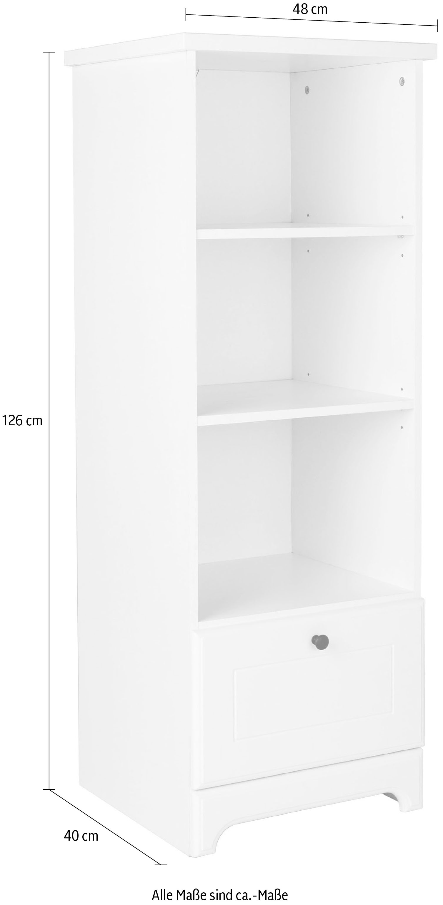 arthur berndt Standregal »Thilo« Standregal mit Landhausstiloptik