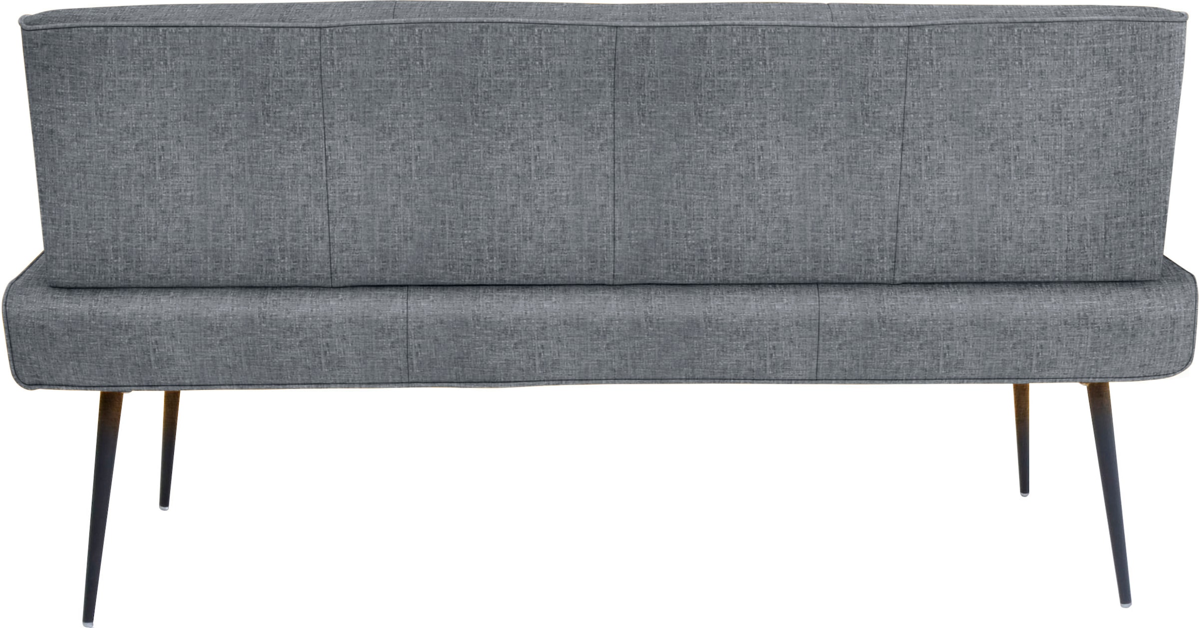 K+W Komfort & Wohnen Polsterbank »Giacomo I« 1 Stk. tlg. Metallfüsse in schwarz, wahlweise in der Breite 200cm oder 177cm