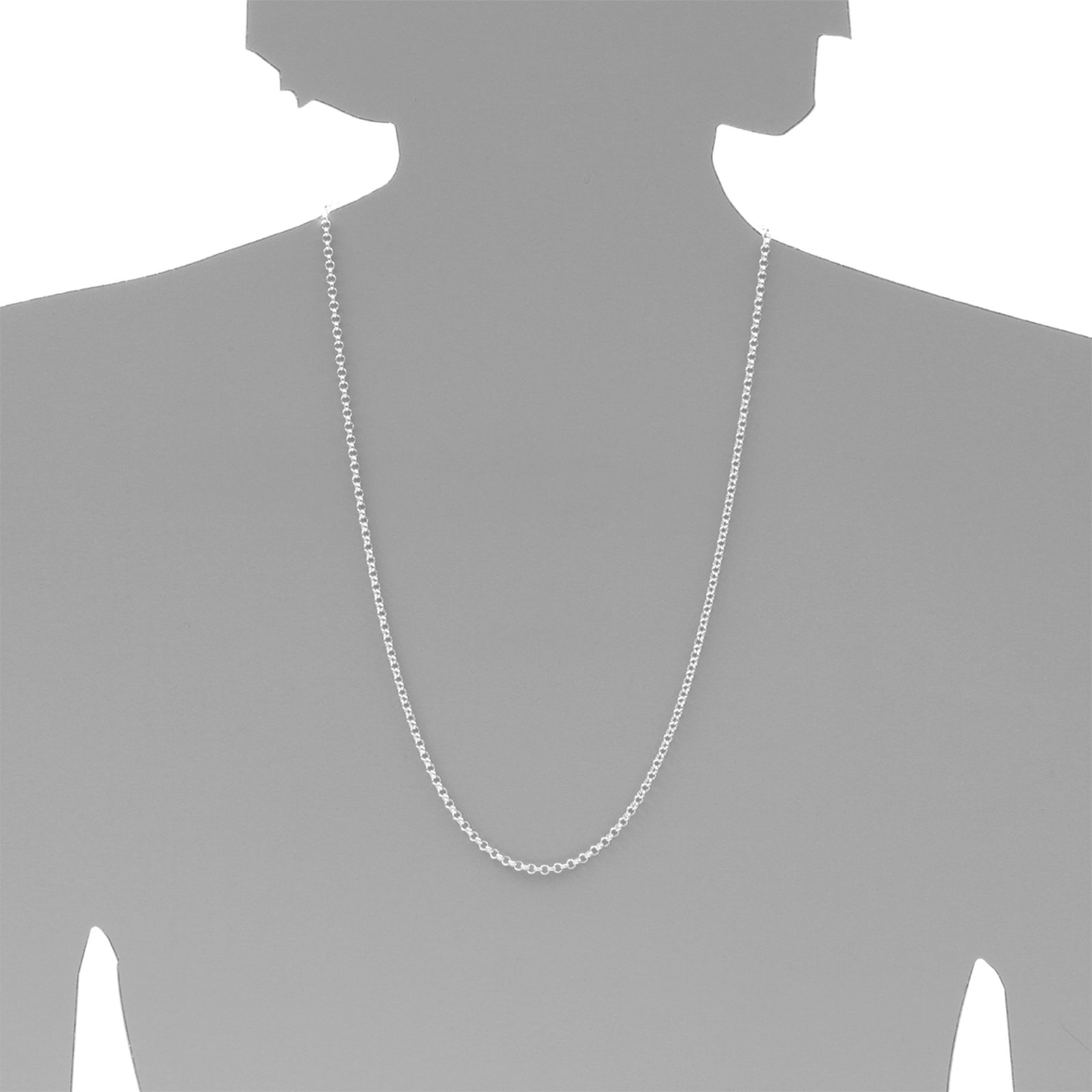 OSTSEE-SCHMUCK Silberkette »- Erbs 3,0 mm - Silber 925/000 -,«