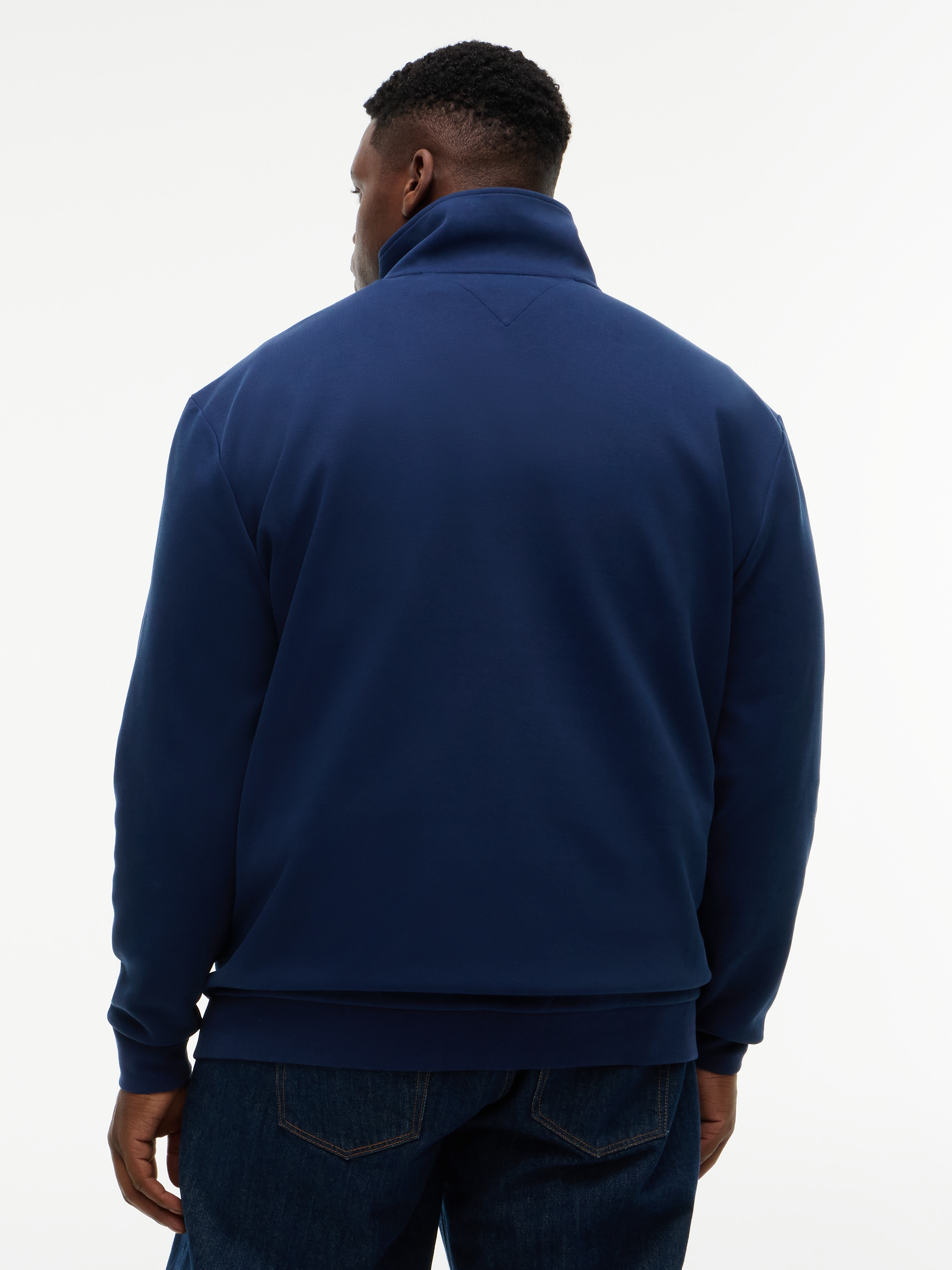 Tommy Hilfiger Big & Tall Sweatshirt »BT-ESSENTIAL INTECHNO 1/4 ZIP«, Große Größen, Stehkragen
