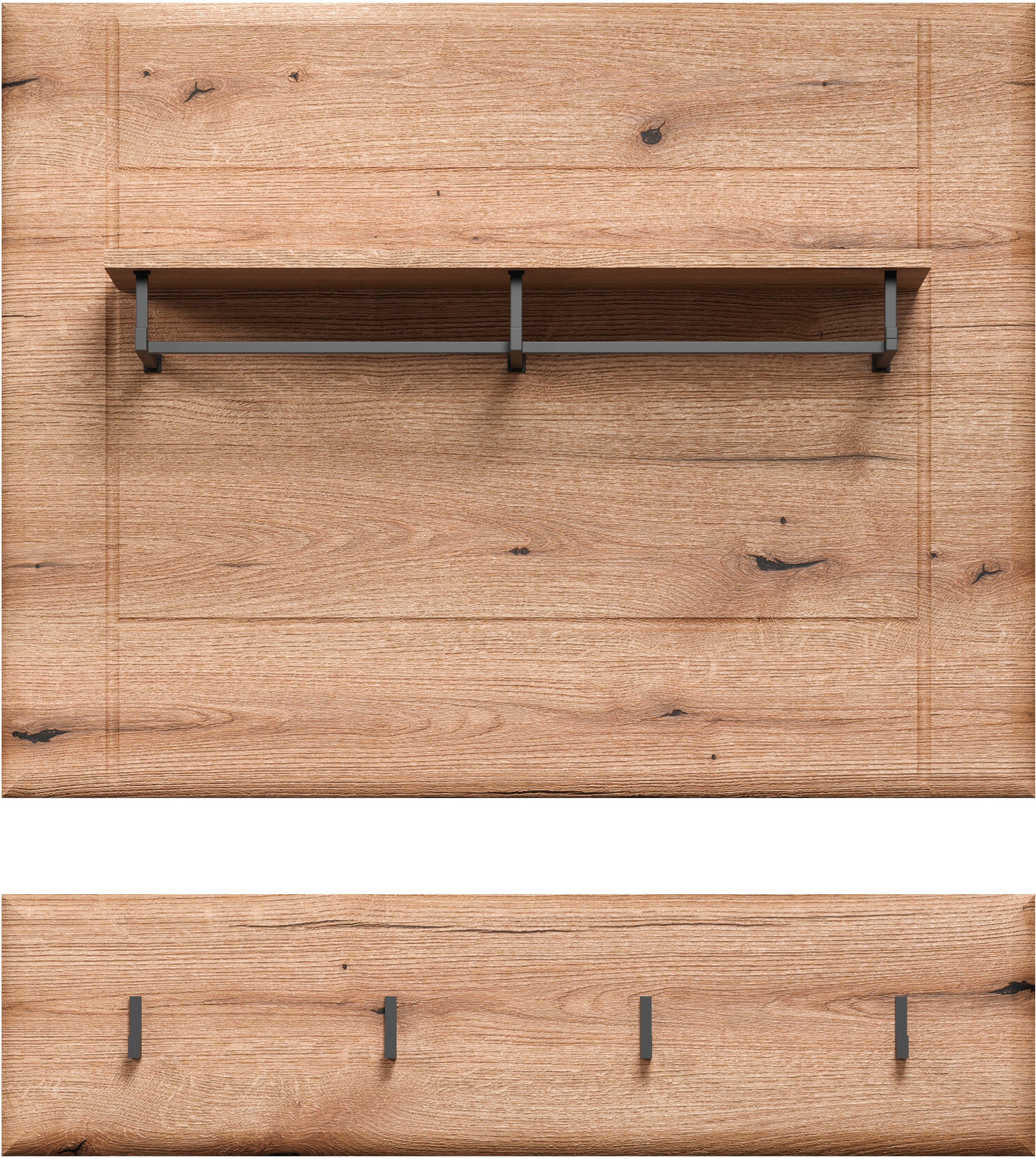 Wandboard »Marlon«, (Packung, 1 St.), Maße (B/H/T in cm): (91/80/2) - Farbe: Weiß...