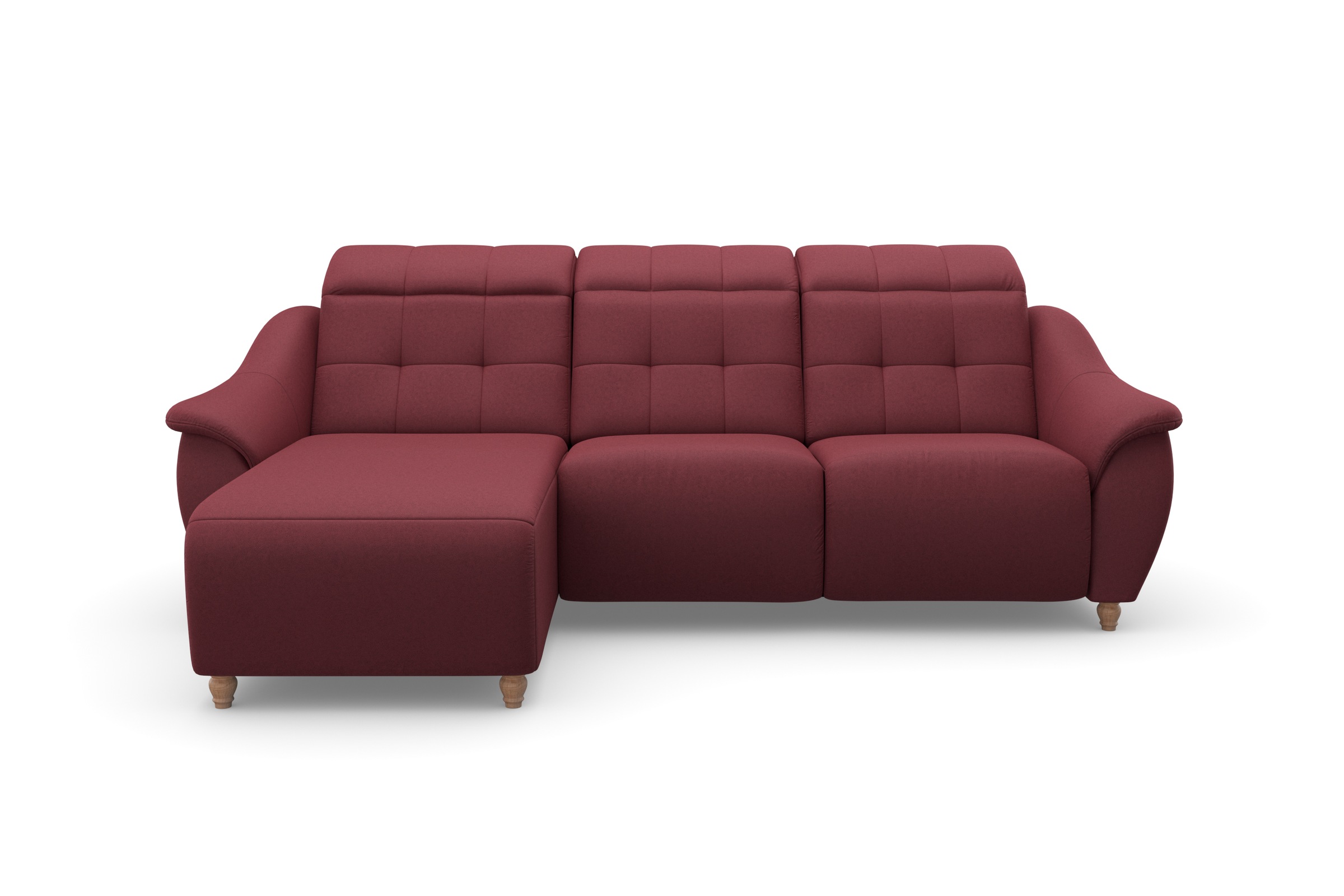 Home affaire Ecksofa »Boston L-Form« Kopfteilverstellung an jeder Sitzfläche, wahlweise Relaxfunktion