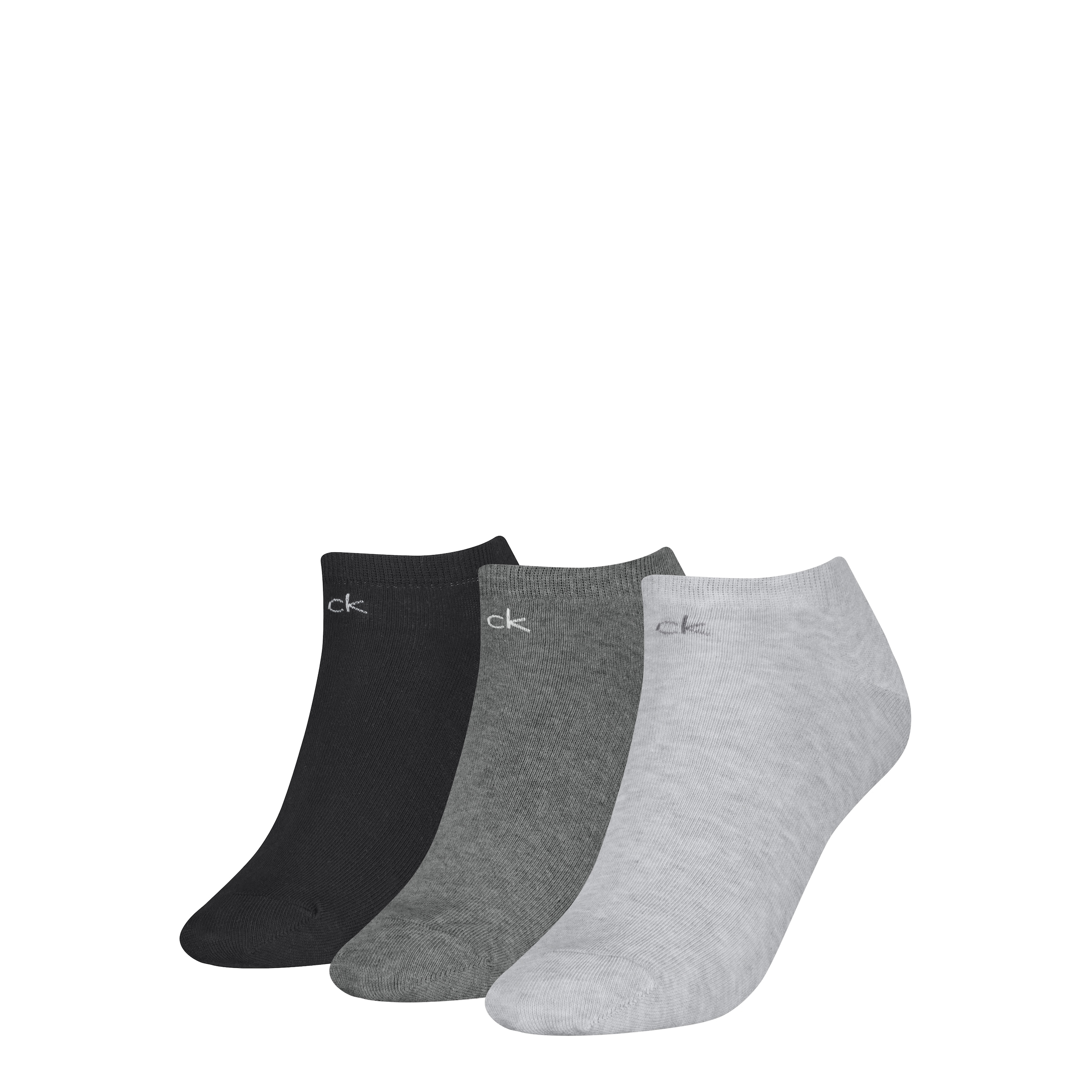 Calvin Klein Sneakersocken »CK WOMEN SNEAKER« 3 Paar,  schmales Rippenbündchen, Cotton-Mix, elastisch