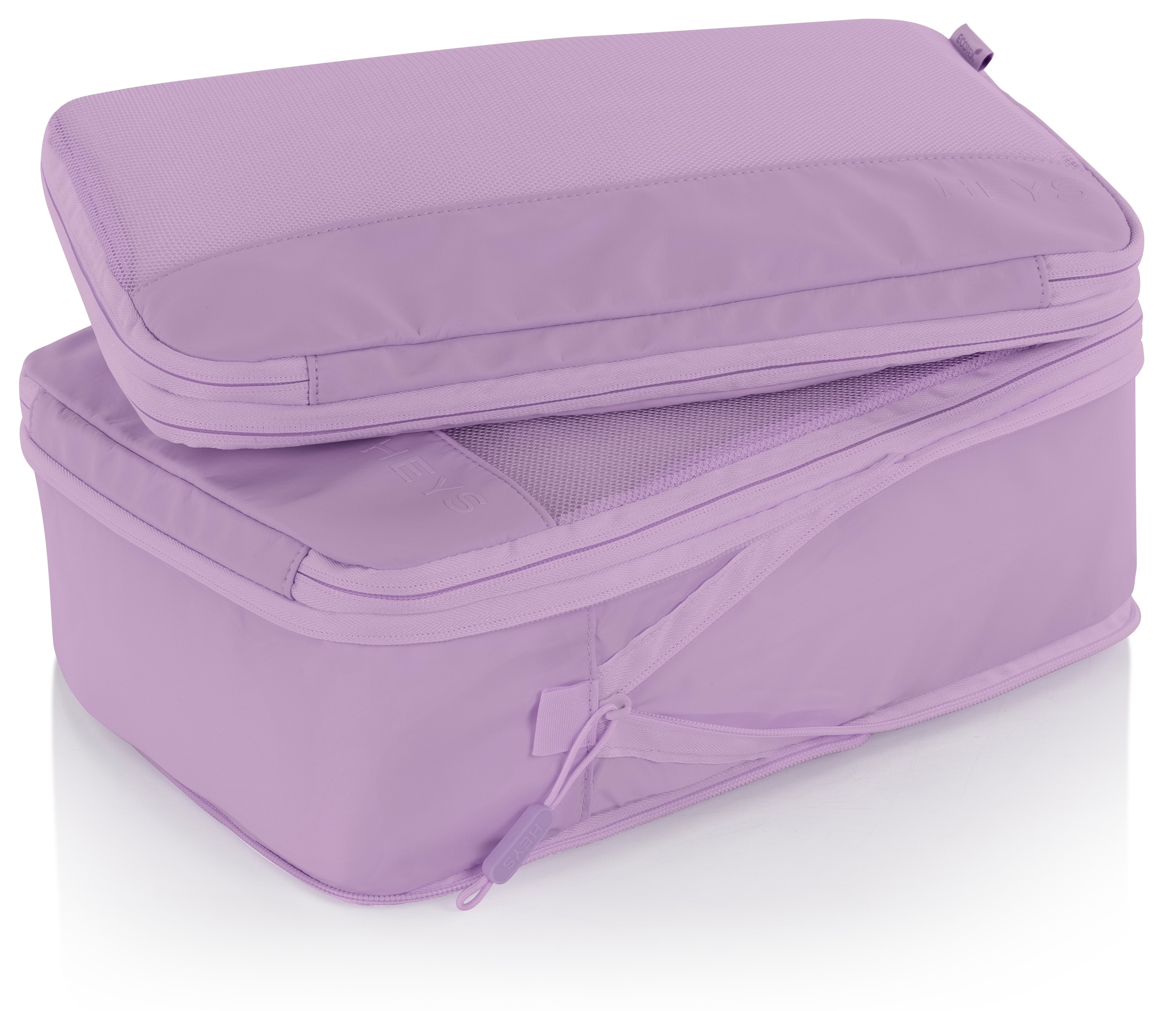 Heys Kofferorganizer »Ecotex Compression Packing Cube«, (Set, 4 tlg.), komprimierbare Packwürfel, Packtaschen, Organizer für Koffer