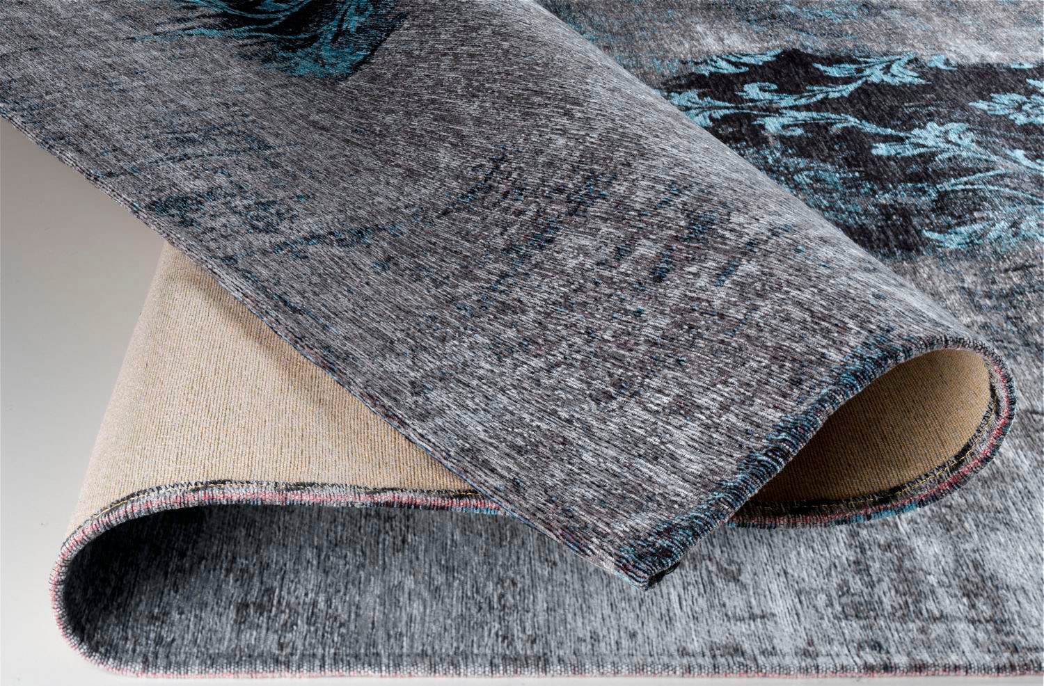 OCI DIE TEPPICHMARKE Teppich »Diana Melody« rechteckig 5 mm Höhe Flachgewebe, Baumwollanteil, Kurzflor, Wohnzimmer