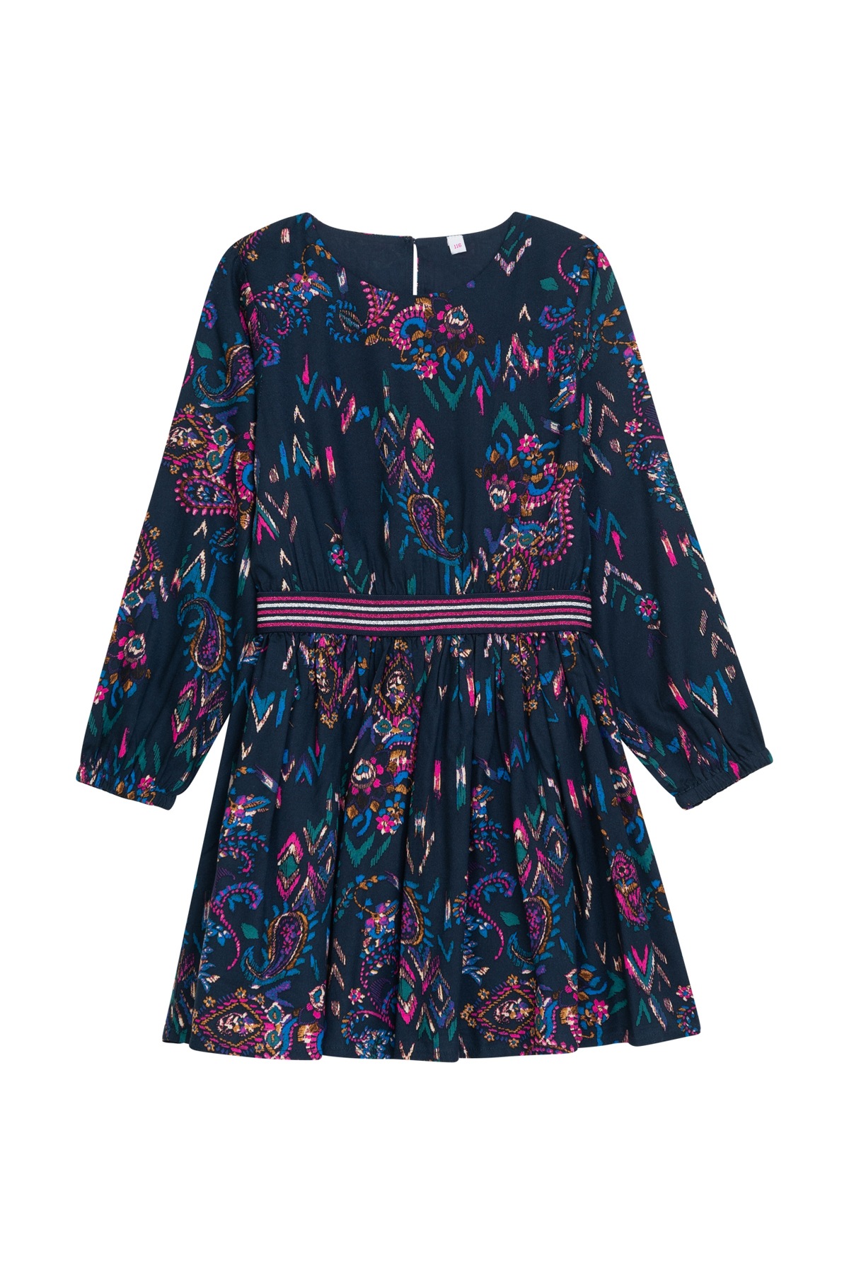 Danamade Mädchen Druckkleid »Dress DLUCI« in blau, Größe 122