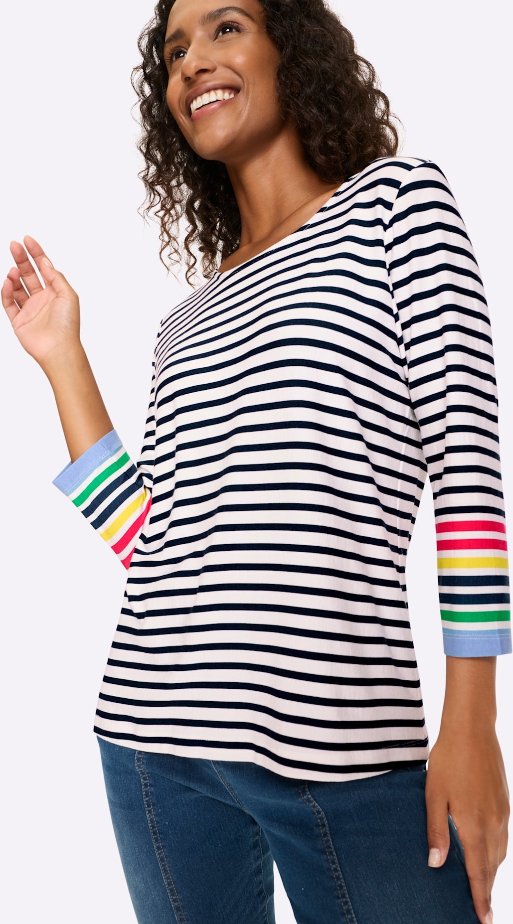 heine 3/4-Arm-Shirt »Ringelshirt« 1 tlg.