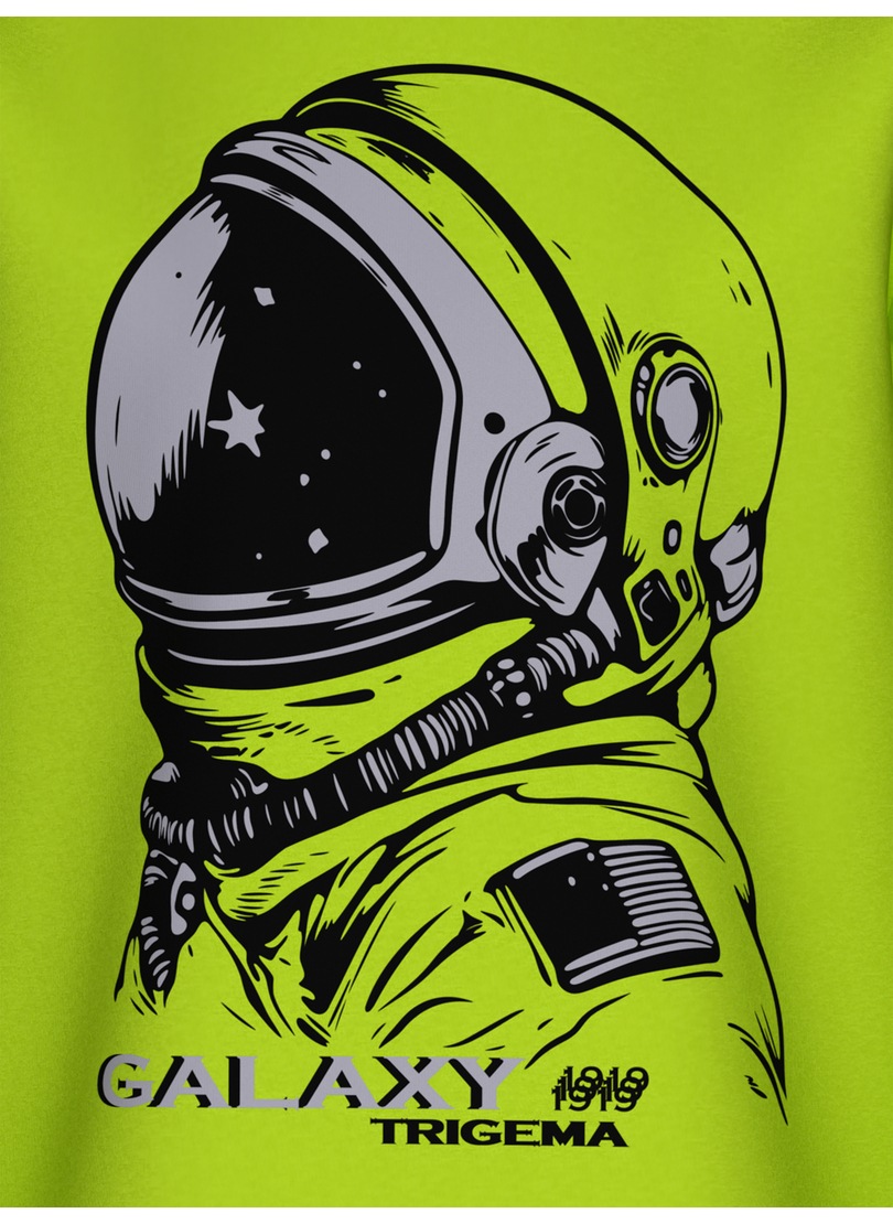 Trigema Longsleeve »TRIGEMA Langarmshirt mit großem Astronauten-Print« 1 Stk.