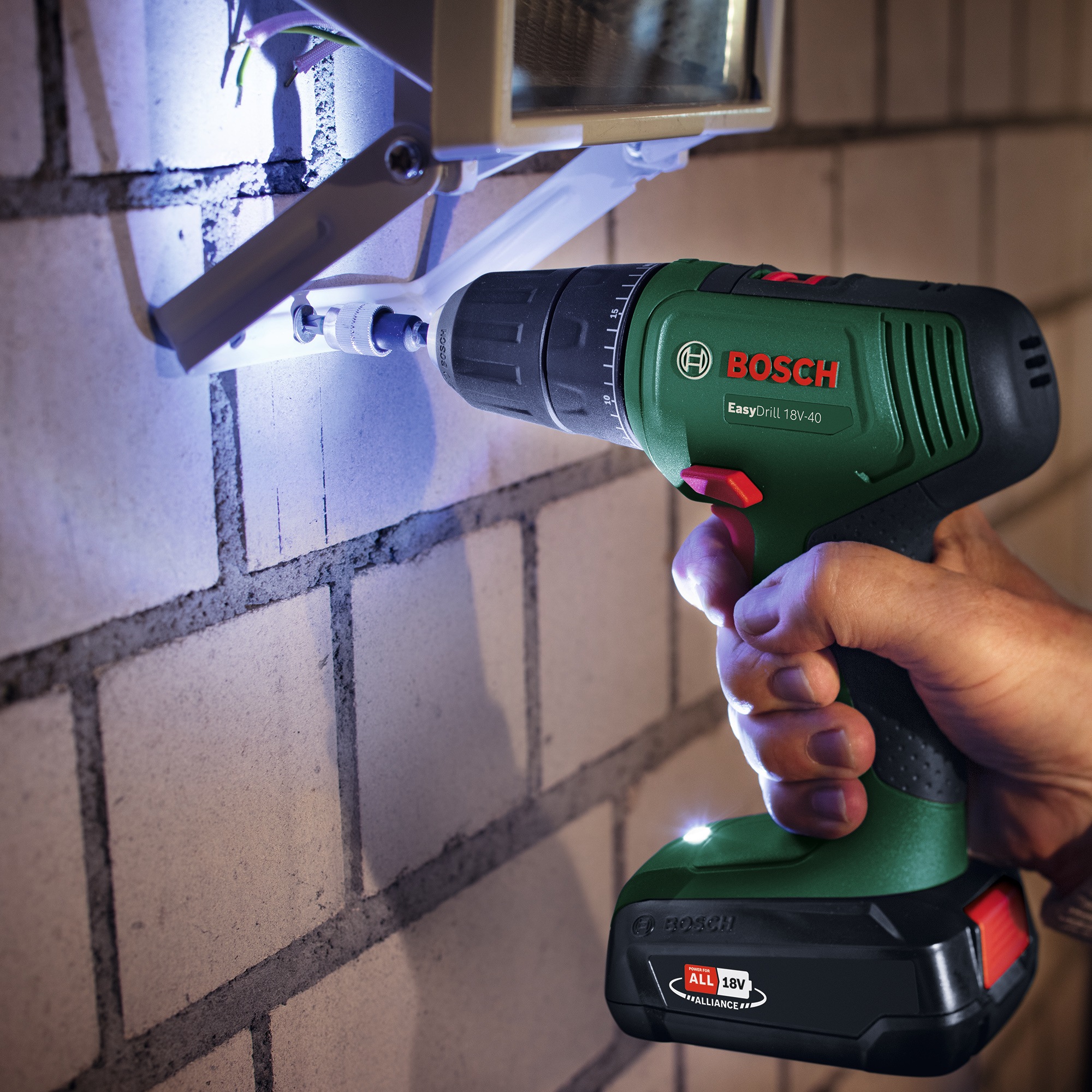 Bosch Home & Garden Akku-Bohrschrauber »EasyDrill 18V-40«, ohne Akku und Ladegerät, 18 Volt System