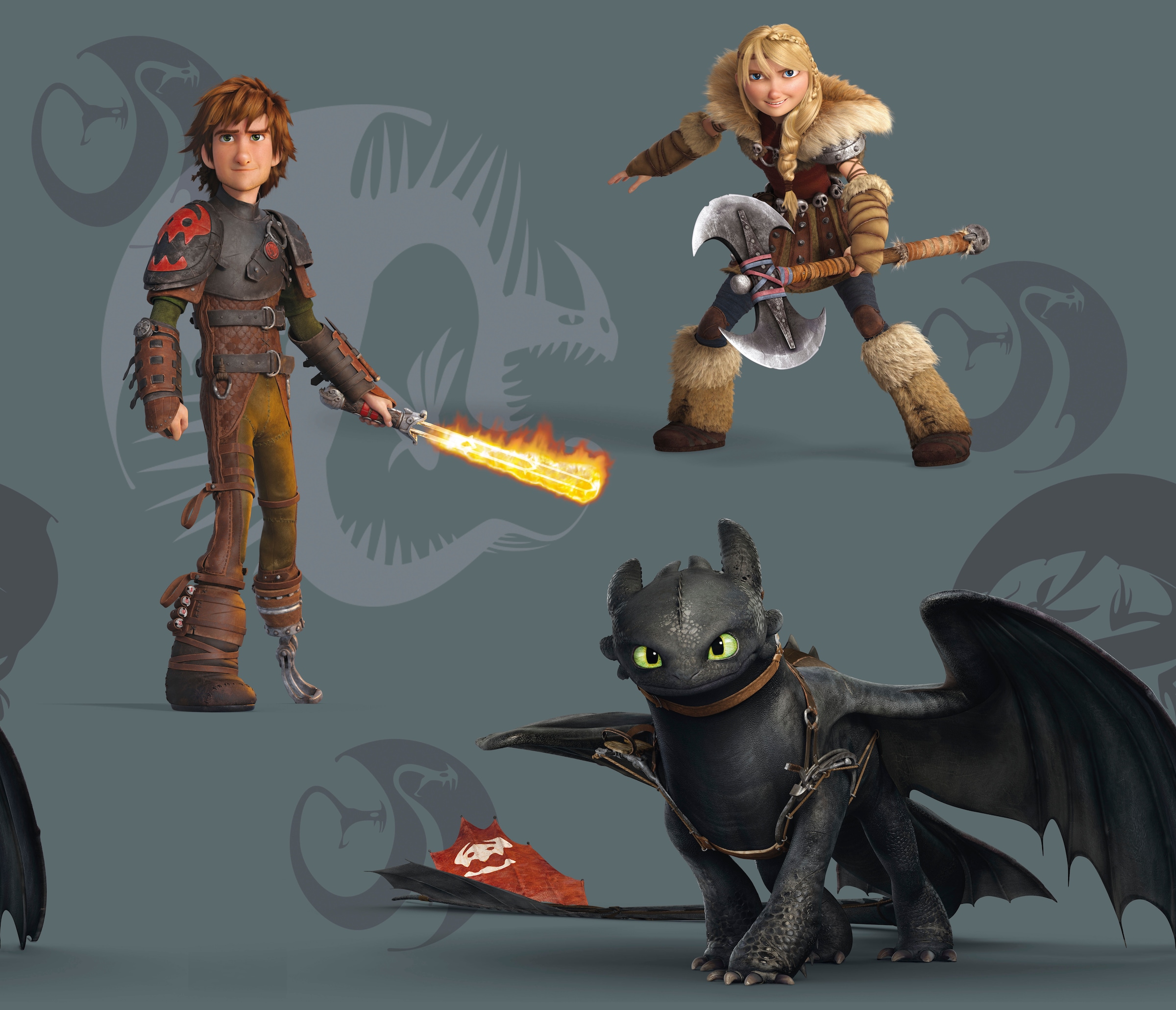 Wirth Vorhang »Dragons«, (1 St.), Universal Pictures