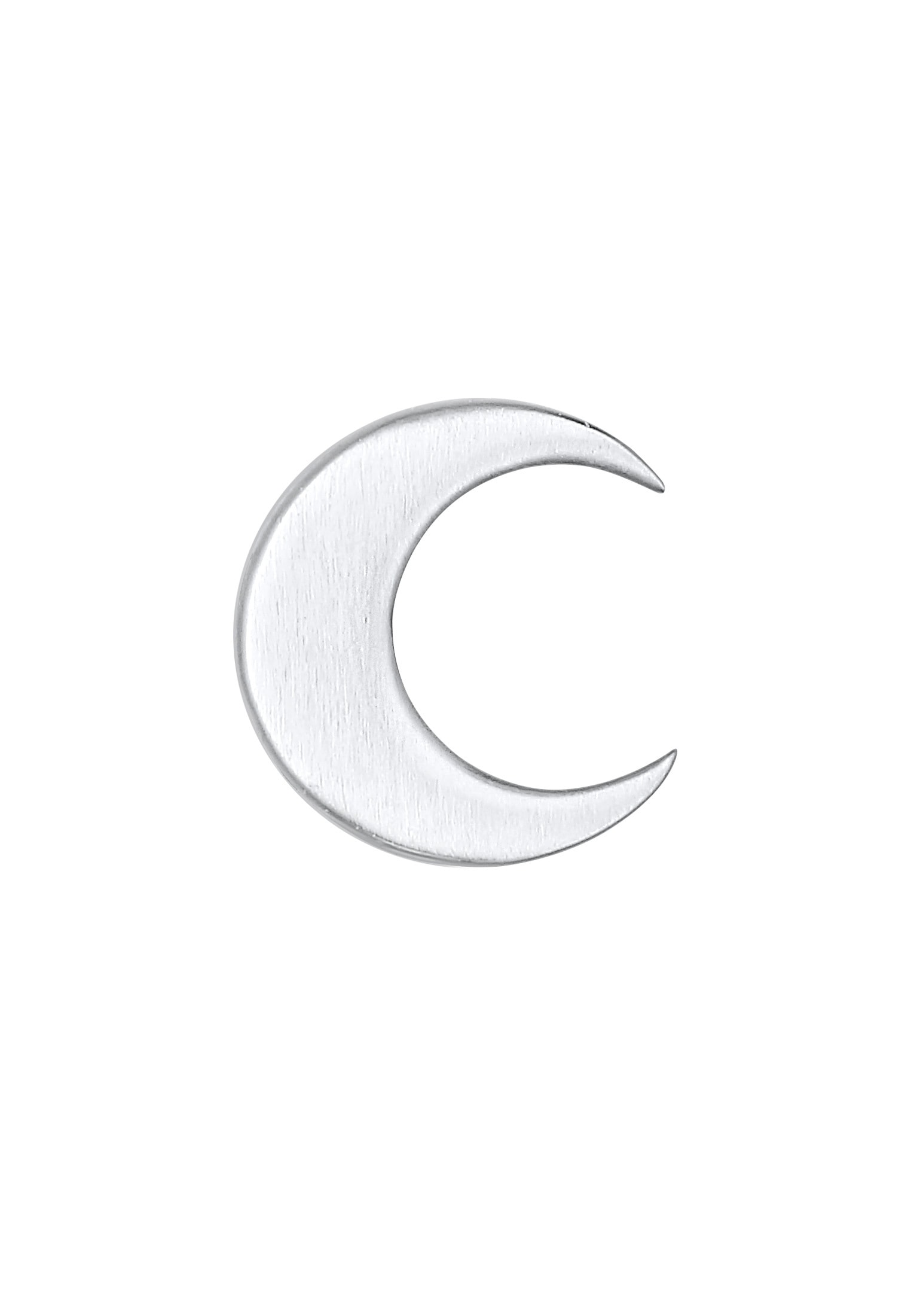 Elli Piercing-Set »Ohrringe Single Ohrstecker Halbmond Mond 925 Silber«