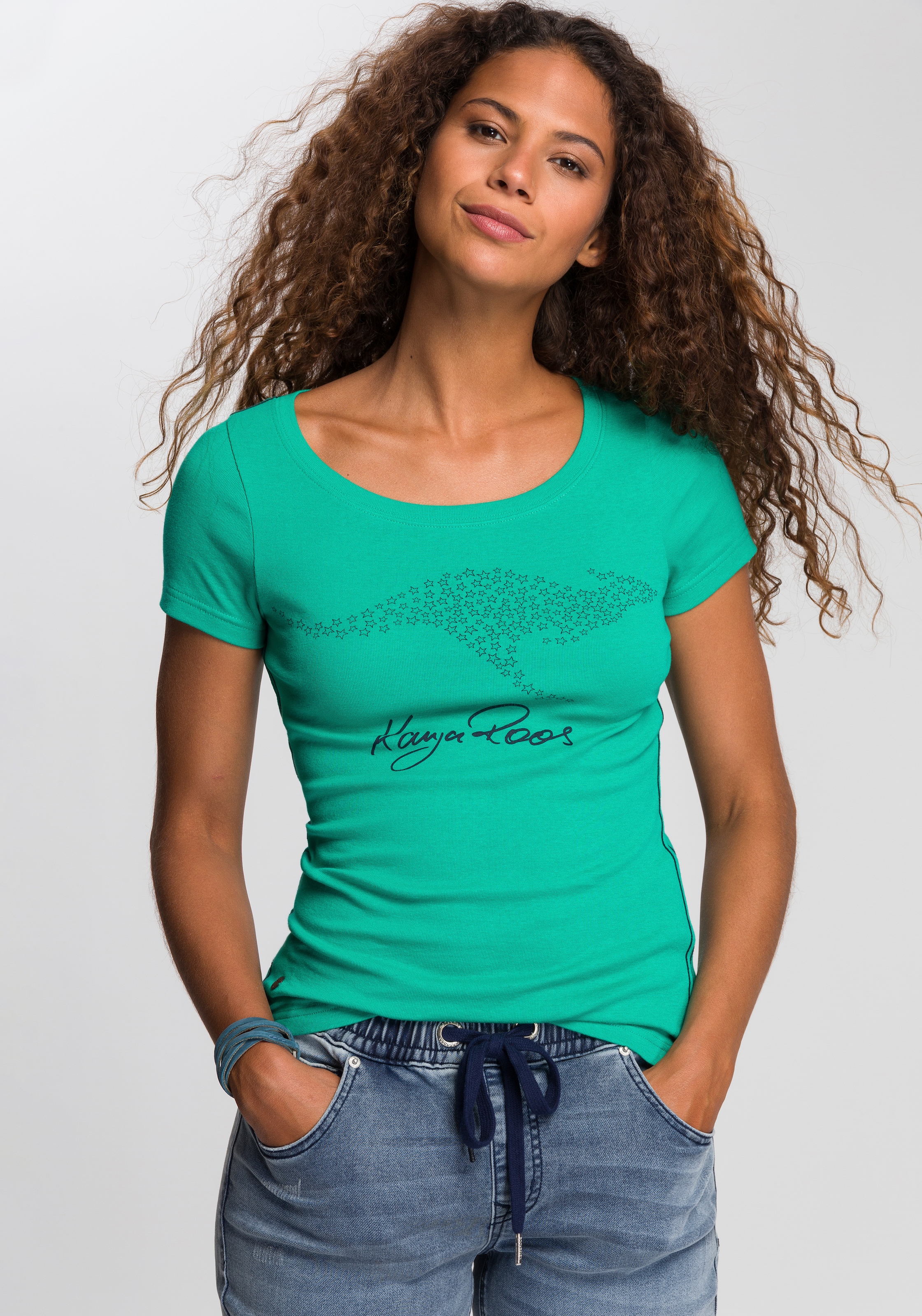 online KangaROOS mit OTTO bei T-Shirt, Label-Druck großem