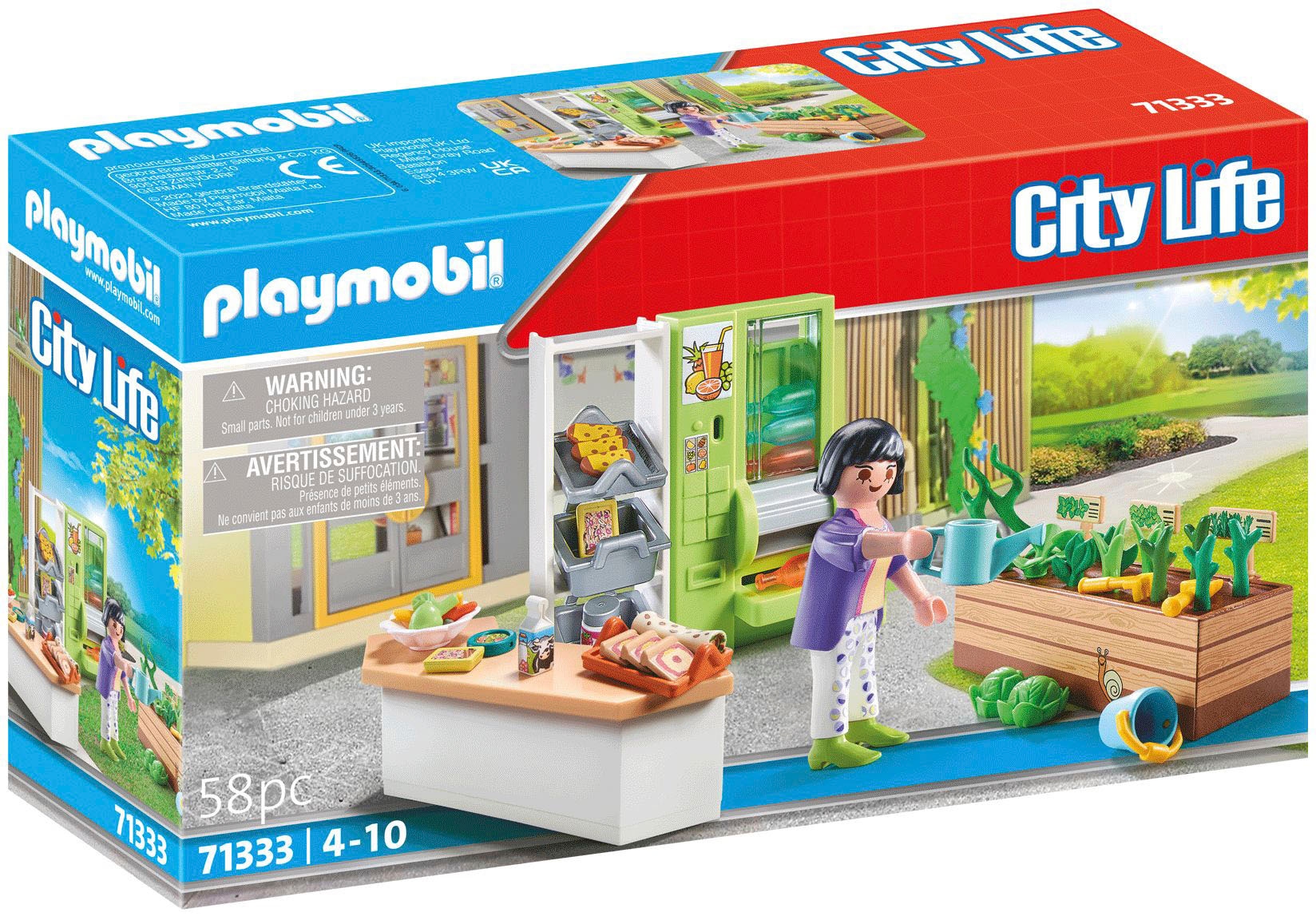 Playmobil® Konstruktions-Spielset »Schulkiosk (71333), My City Life«, (58 St.), Made in Europe