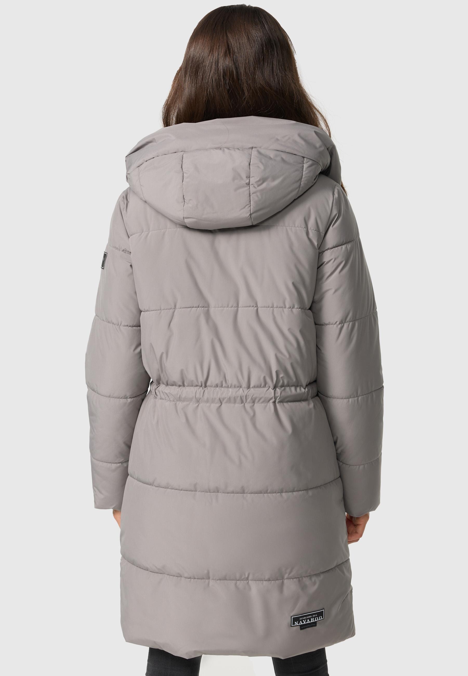 Navahoo Steppmantel »Steppmantel Zuckertatze XIV«, Stylischer Winterparka mit verstellbarer Kapuze