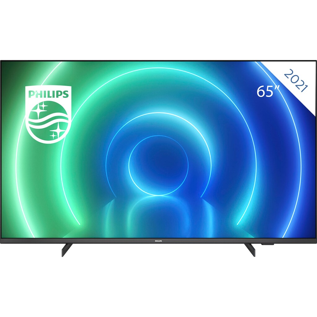 Philips LED-Fernseher »65PUS7506/12«, 164 cm/65 Zoll, 4K Ultra HD, Smart-TV, HDR10+ kompatibel, 60 Hz, Dolby Vision & Atmos, Smart TV, Triple Tuner