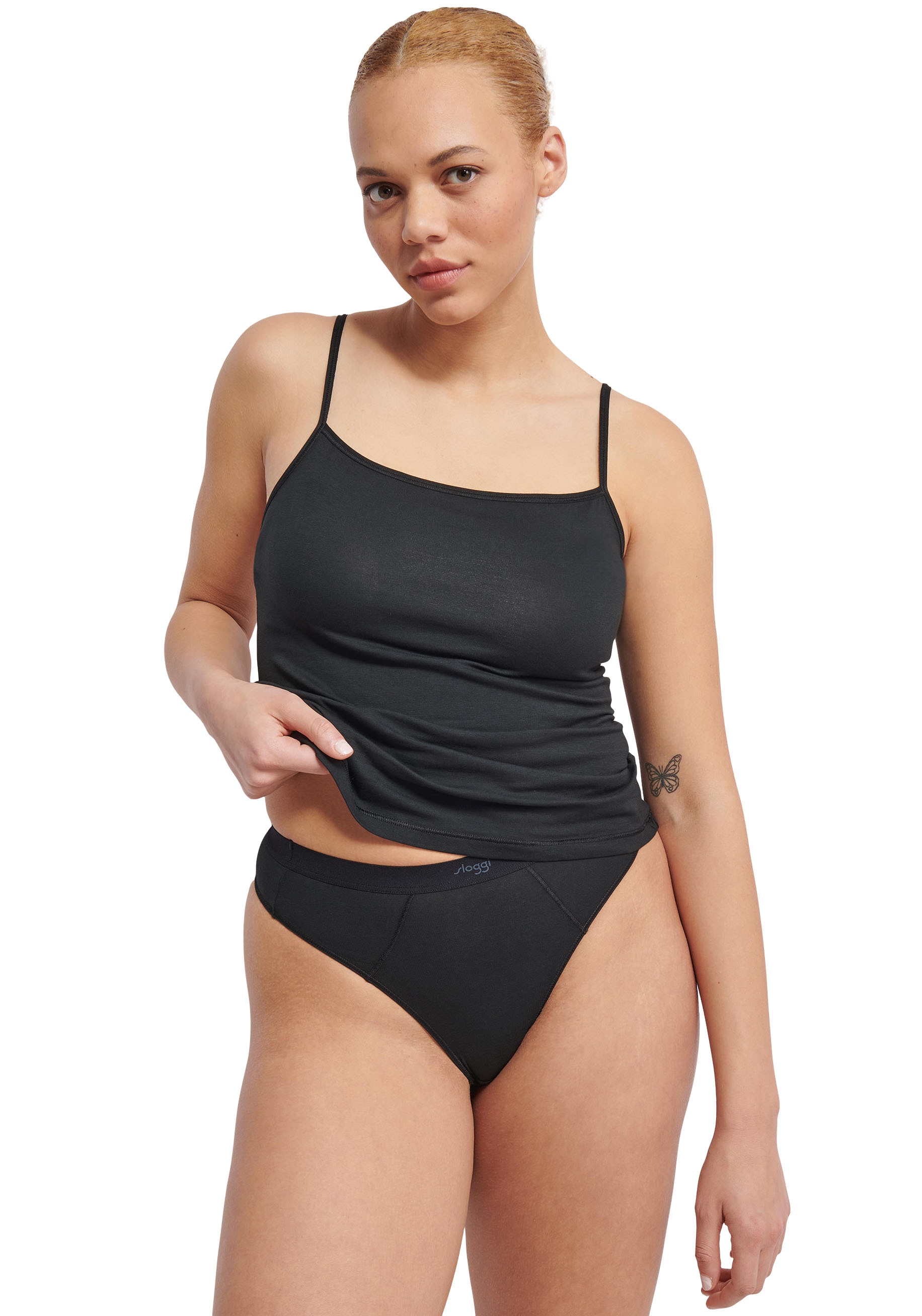 sloggi String »EVER Ease«, (2er Pack), temperaturausgleichend, atmungsaktiv, weich, elastisch