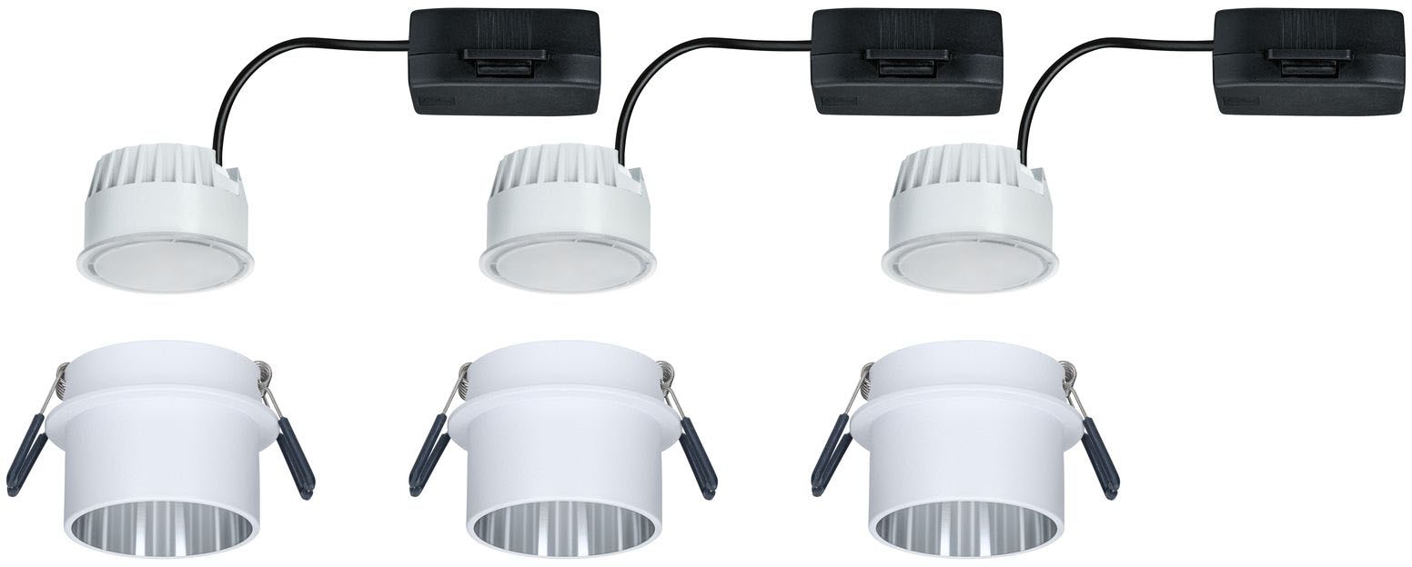 LED Bad-Einbauleuchte »Gil«, 3er-Set, Schutzart IP44, dimmbar, Ø 6,8 cm, inkl. LED...