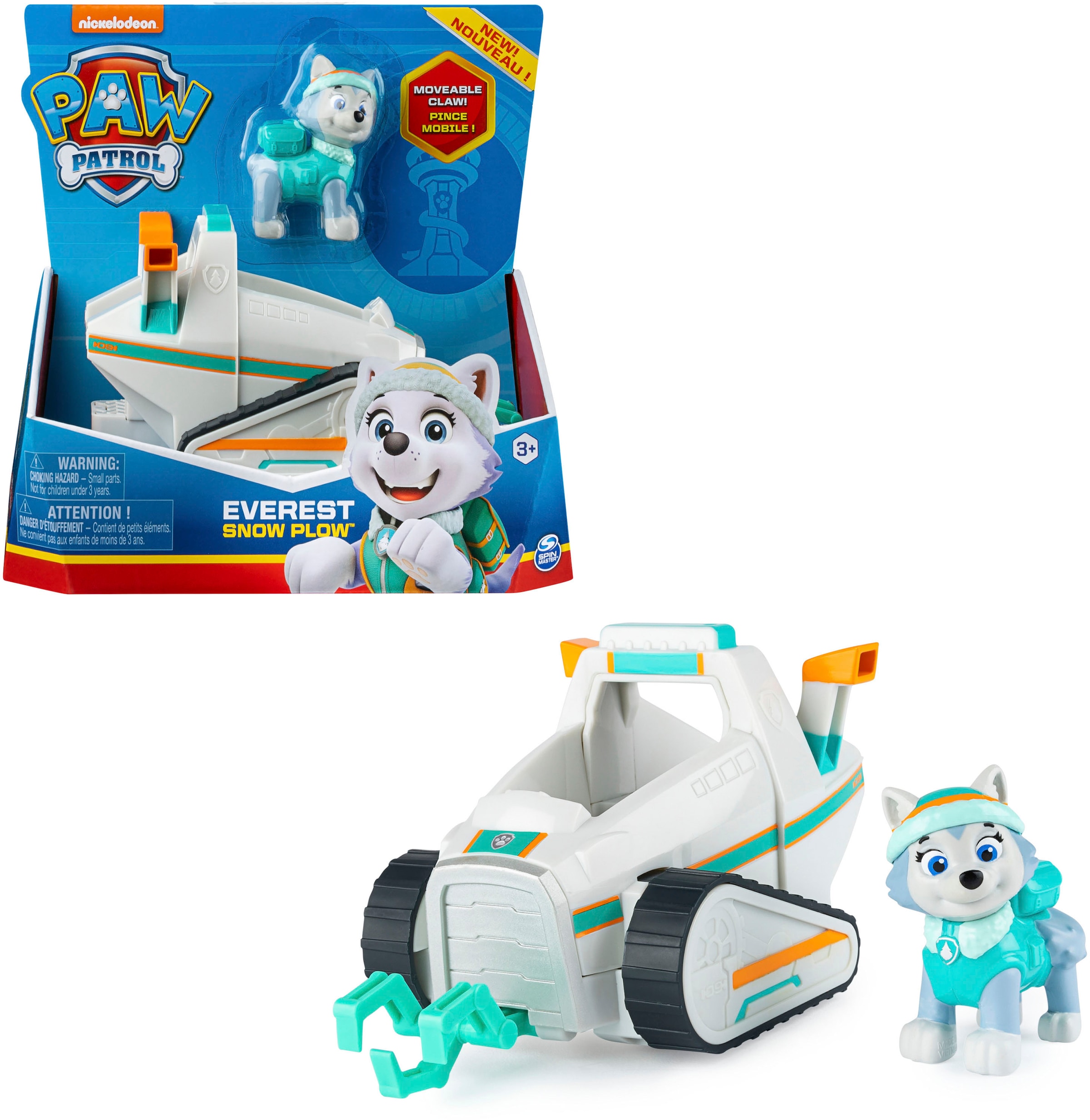 Spin Master Spielzeug-Auto »PAW Patrol, Schneefahrzeug mit Everest-Figur«