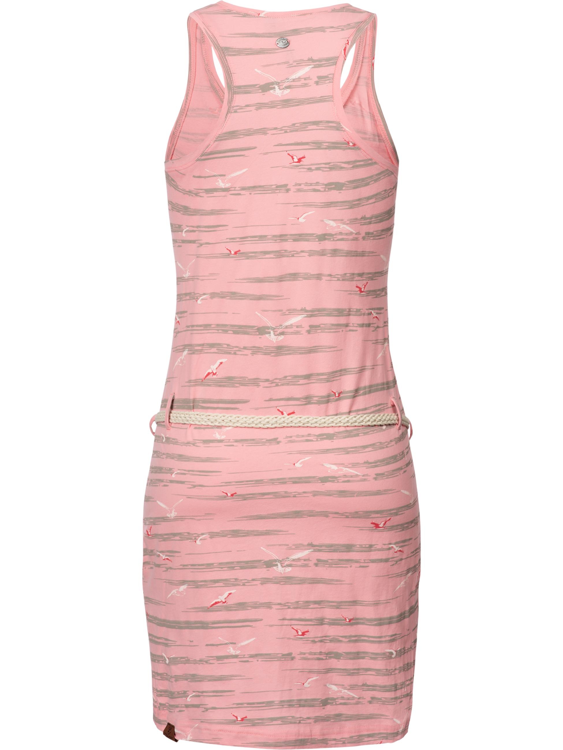 Ragwear Jerseykleid »Jerseykleid Kesy«, stylisches Shirtkleid mit Printmuster u. Gürtel