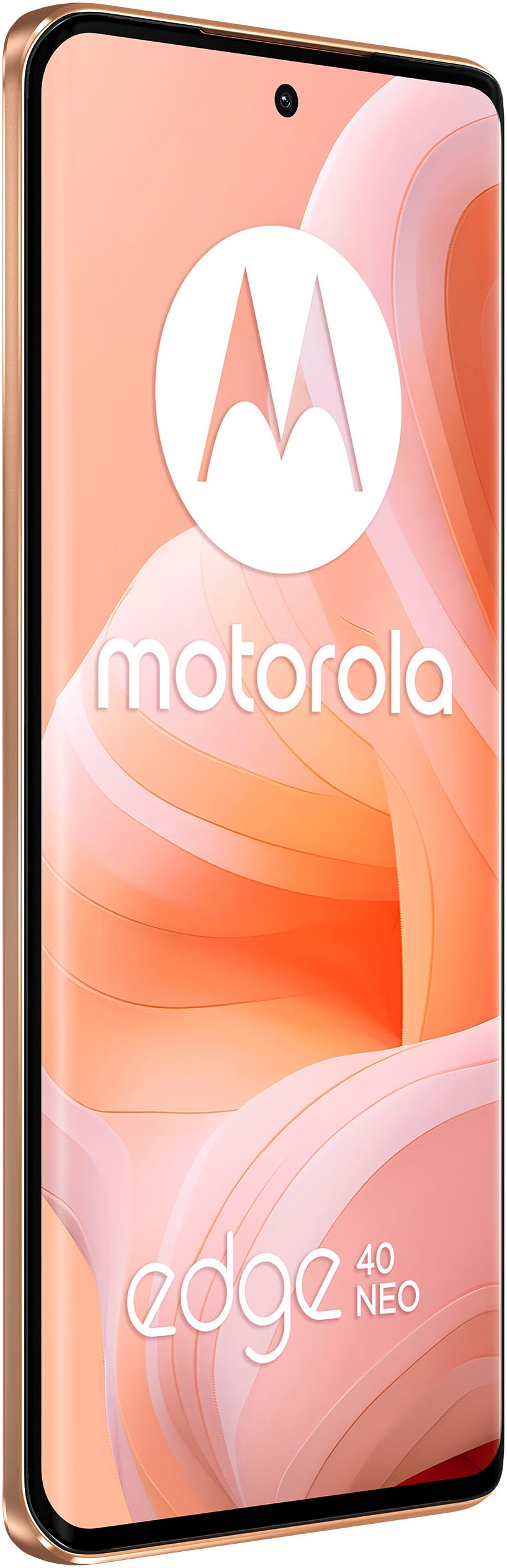 Motorola Smartphone »edge 40 neo, 256 GB«, Peach Fuzz, 16,64 cm/6,55 Zoll, 256 GB Speicherplatz, 50 MP Kamera