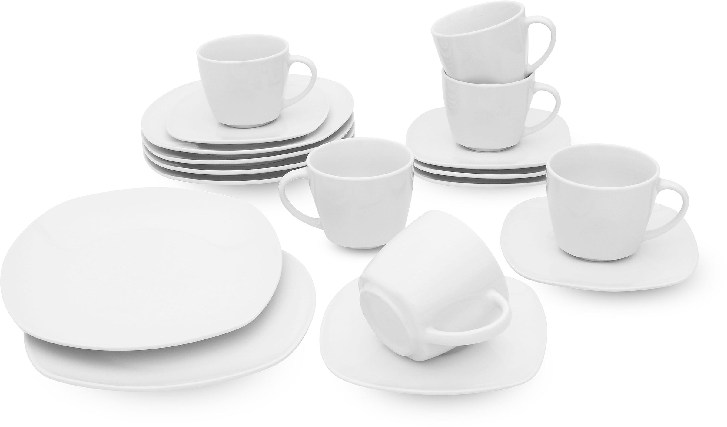 Retsch Arzberg Kaffeeservice »Geschirr-Set, Service Fino« 18 Teile, für 6 Personen