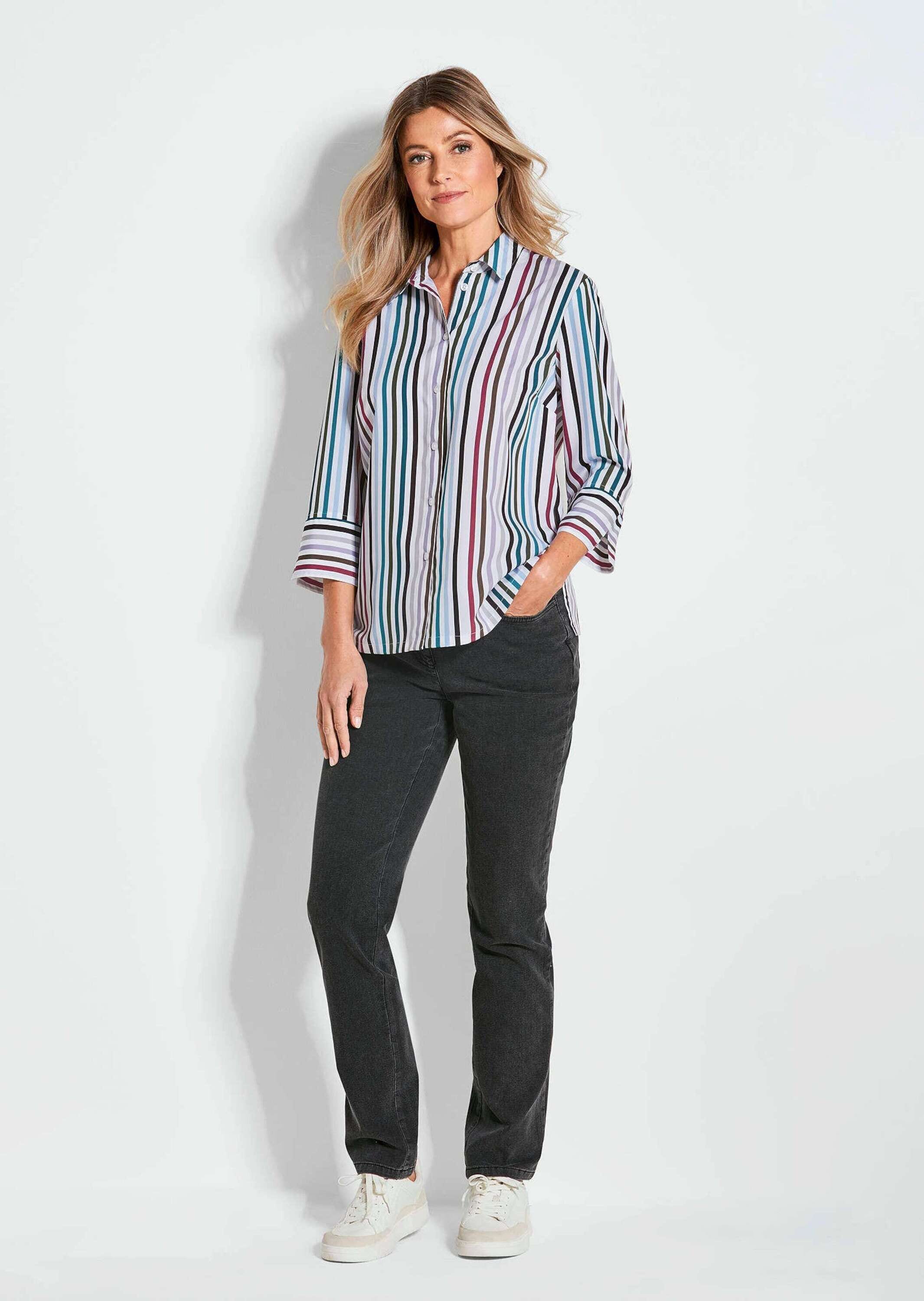 GOLDNER Hemdbluse »Bluse« Knopfleiste