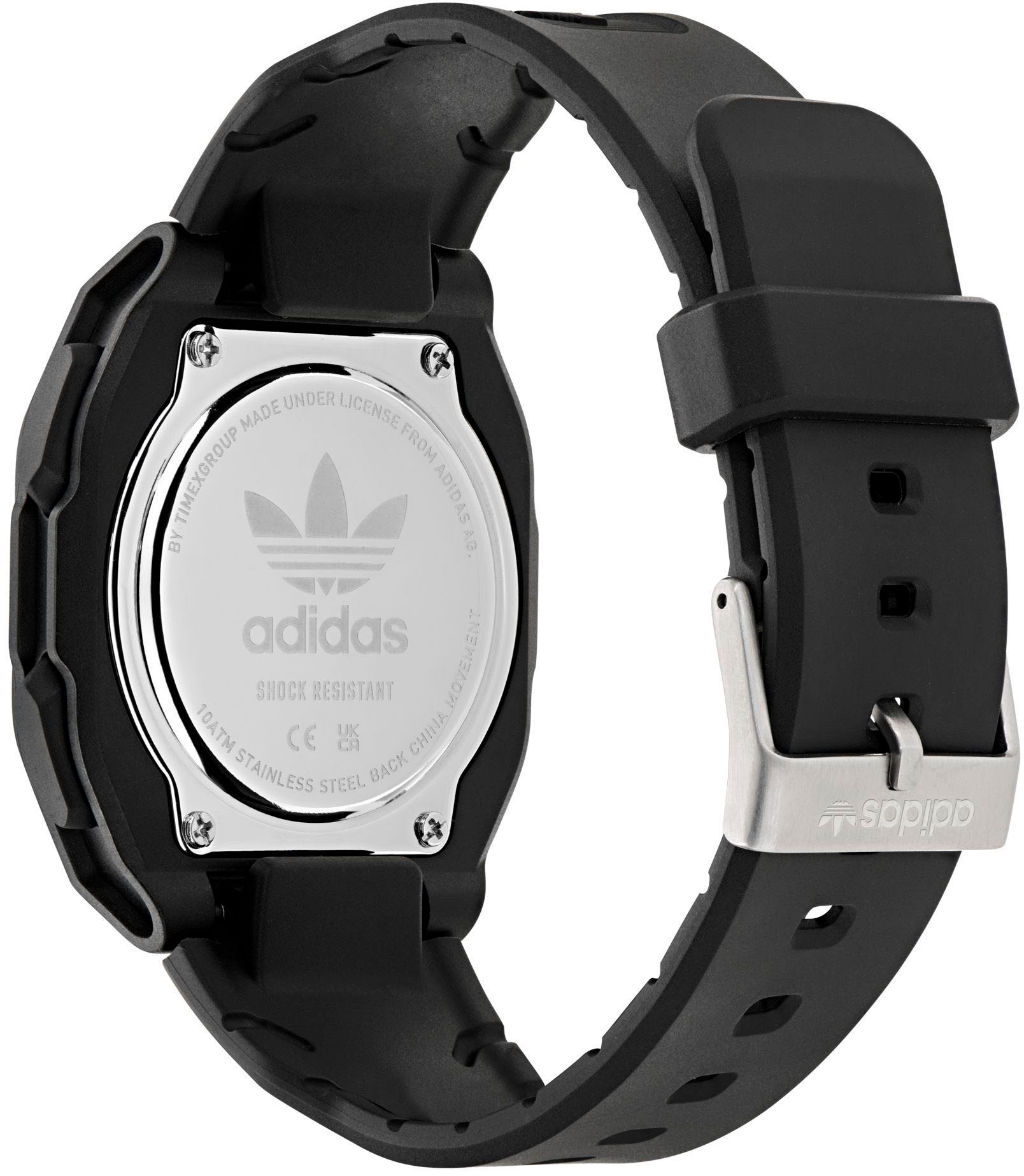 adidas Originals Chronograph »CITY TECH FOUR«, Quarzuhr, Armbanduhr, Herrenuhr, Damenuhr,Datum, Stoppfunktion,digital
