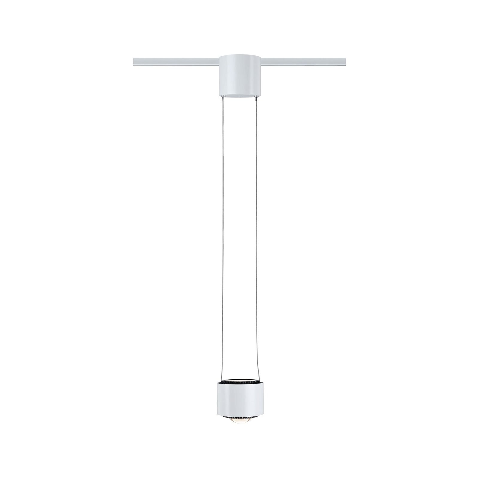 Paulmann Schienensystem-Leuchten »URail Pendel Aldan 860lm/460lm 8,5W 2700K dimmbar 230V Weiß«, dimmbar