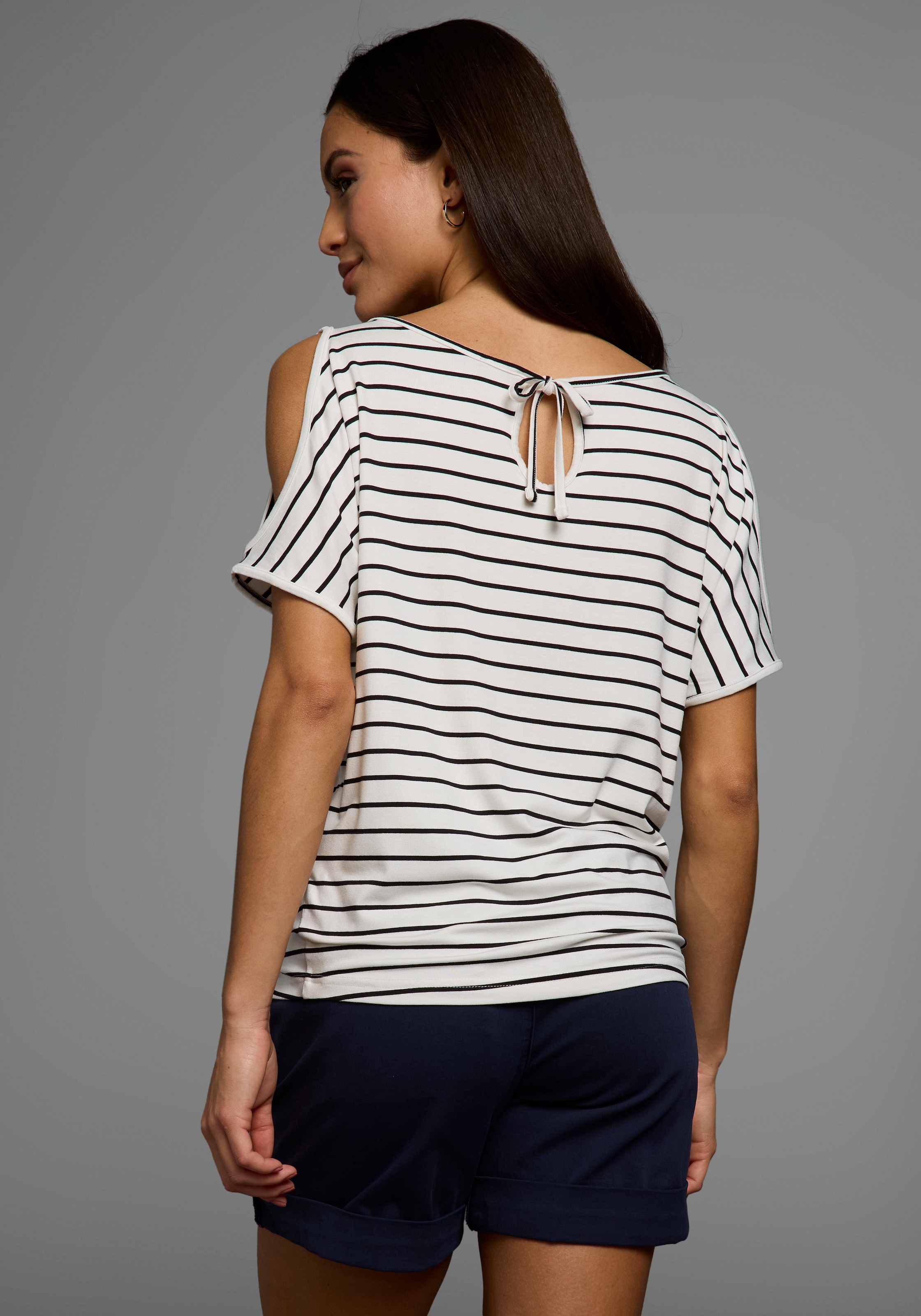 Laura Scott T-Shirt, mit Cut-Out Effekt an den Schultern
