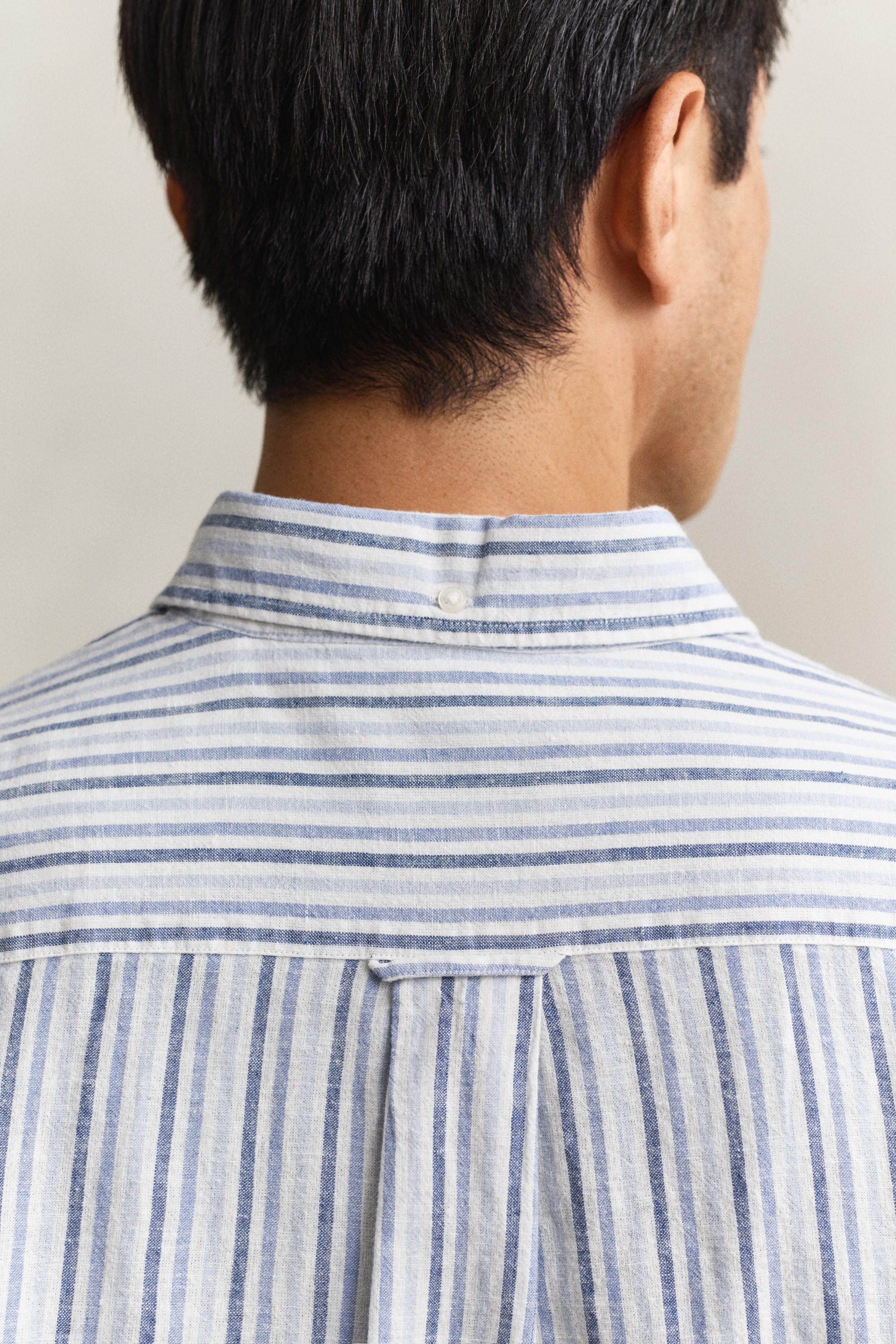 Gant Langarmhemd »REGULAR COTTON LINEN STRIPE« Regular fit mit Button-Down-Kragen