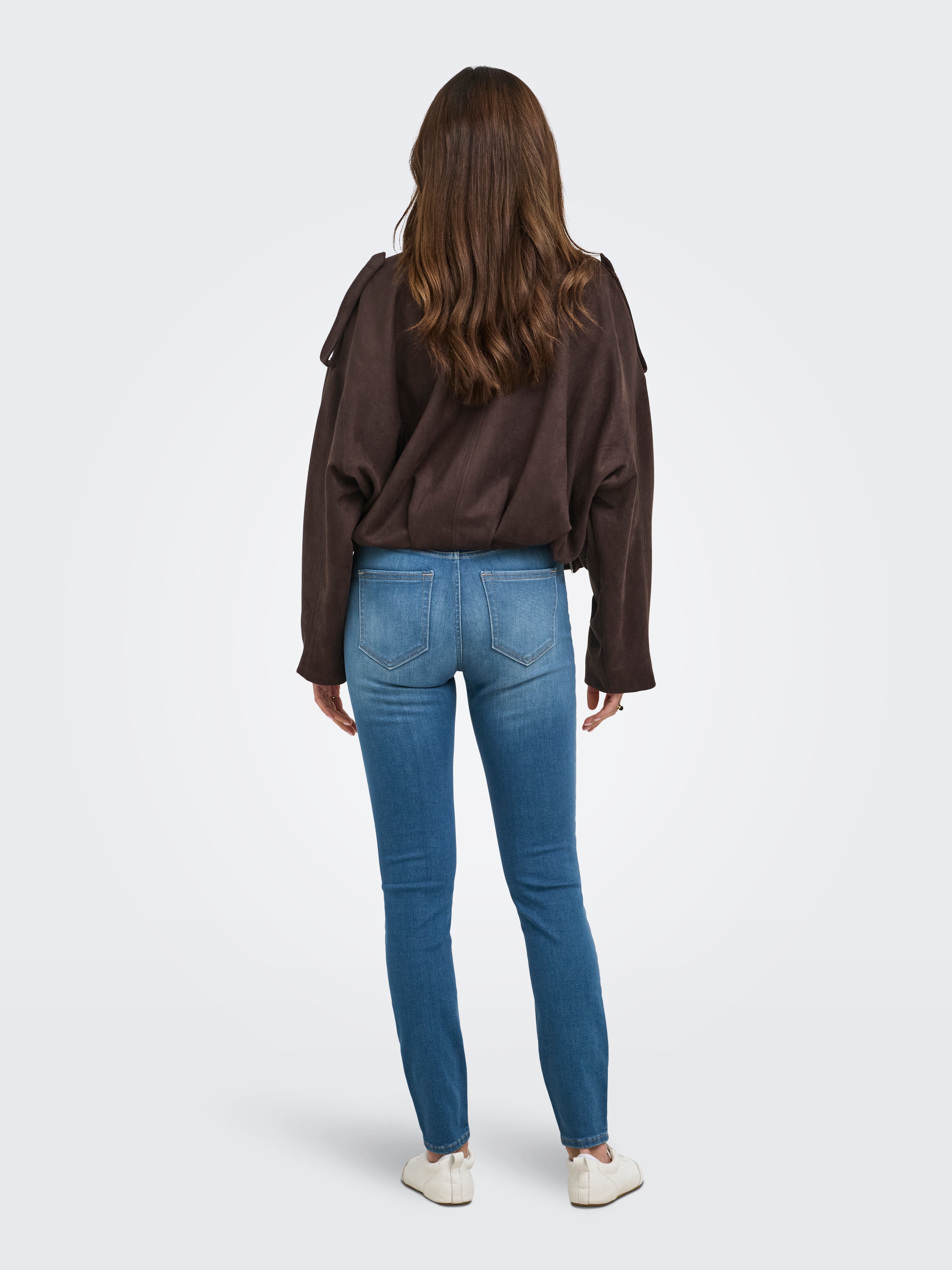 ONLY Skinny-fit-Jeans »ONLBLUSH HW SKINNY ANK DNM« Baumwollmischung, skinny fit