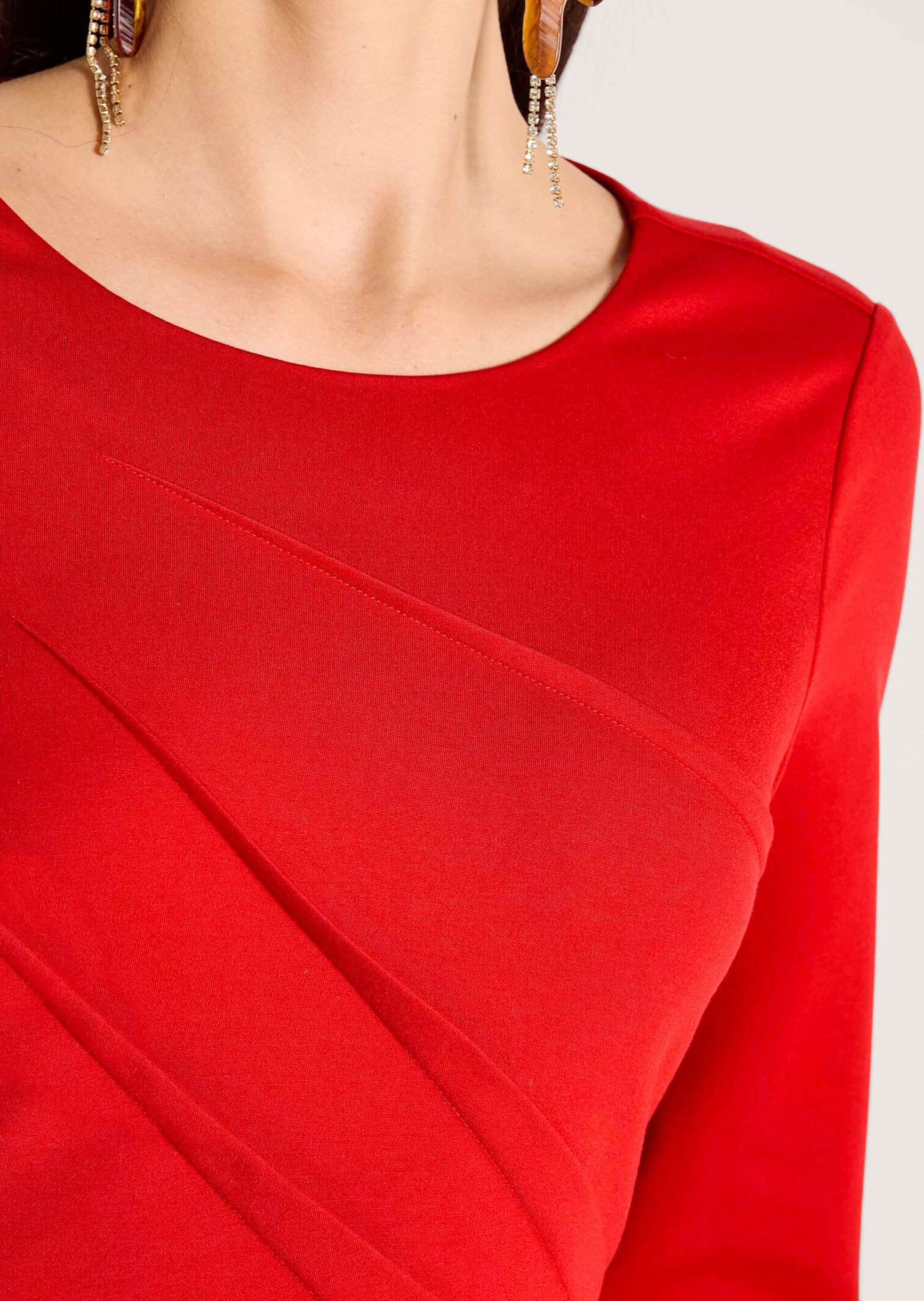 MADELEINE Jerseykleid »Etuikleid Schmales Jersey-Kleid mit Rundhals«