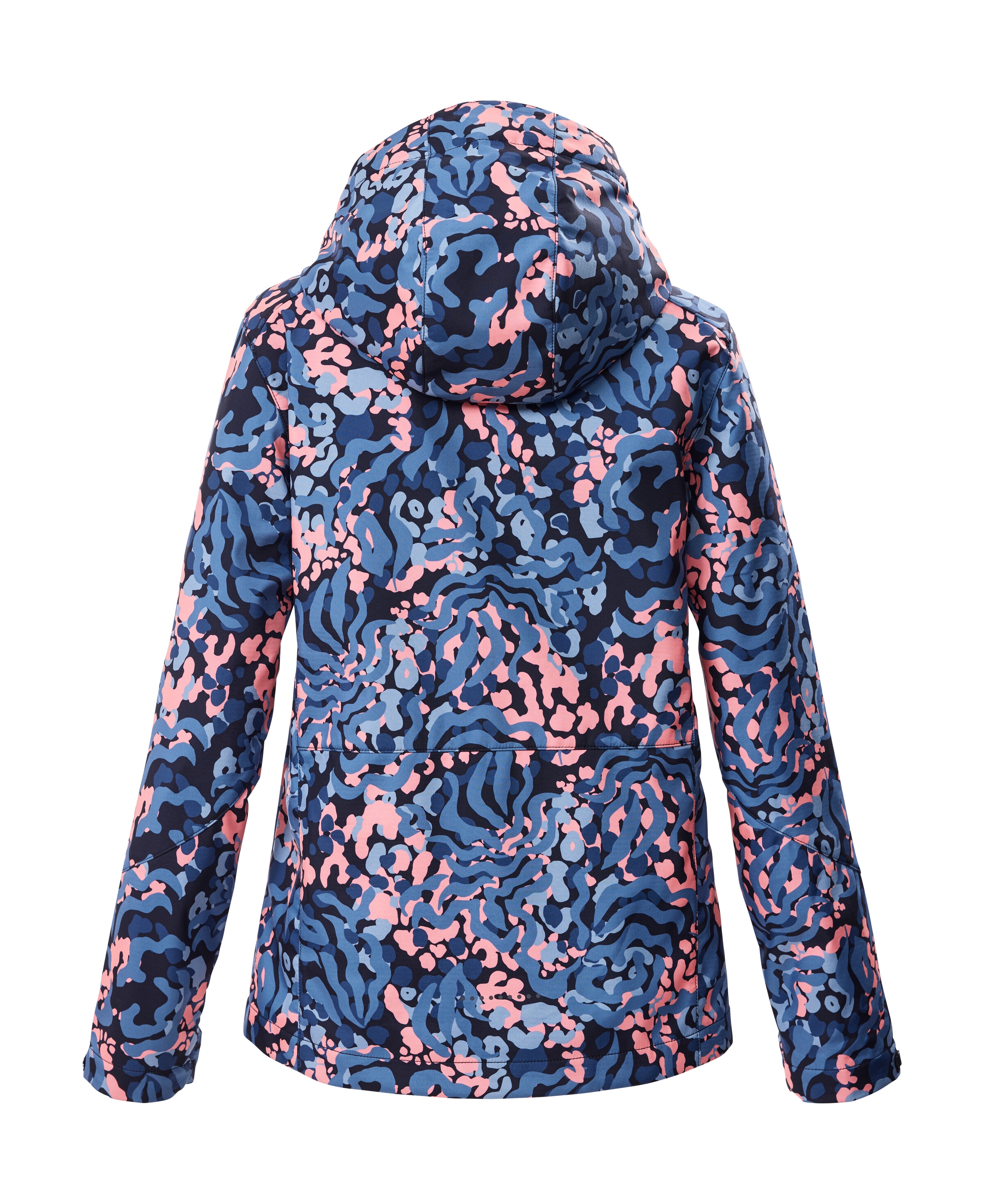 Killtec Softshelljacke »KOS 154 GRLS SFTSHLL JCKT« Wind- und wasserabweisende Kinderjacke mit buntem Print