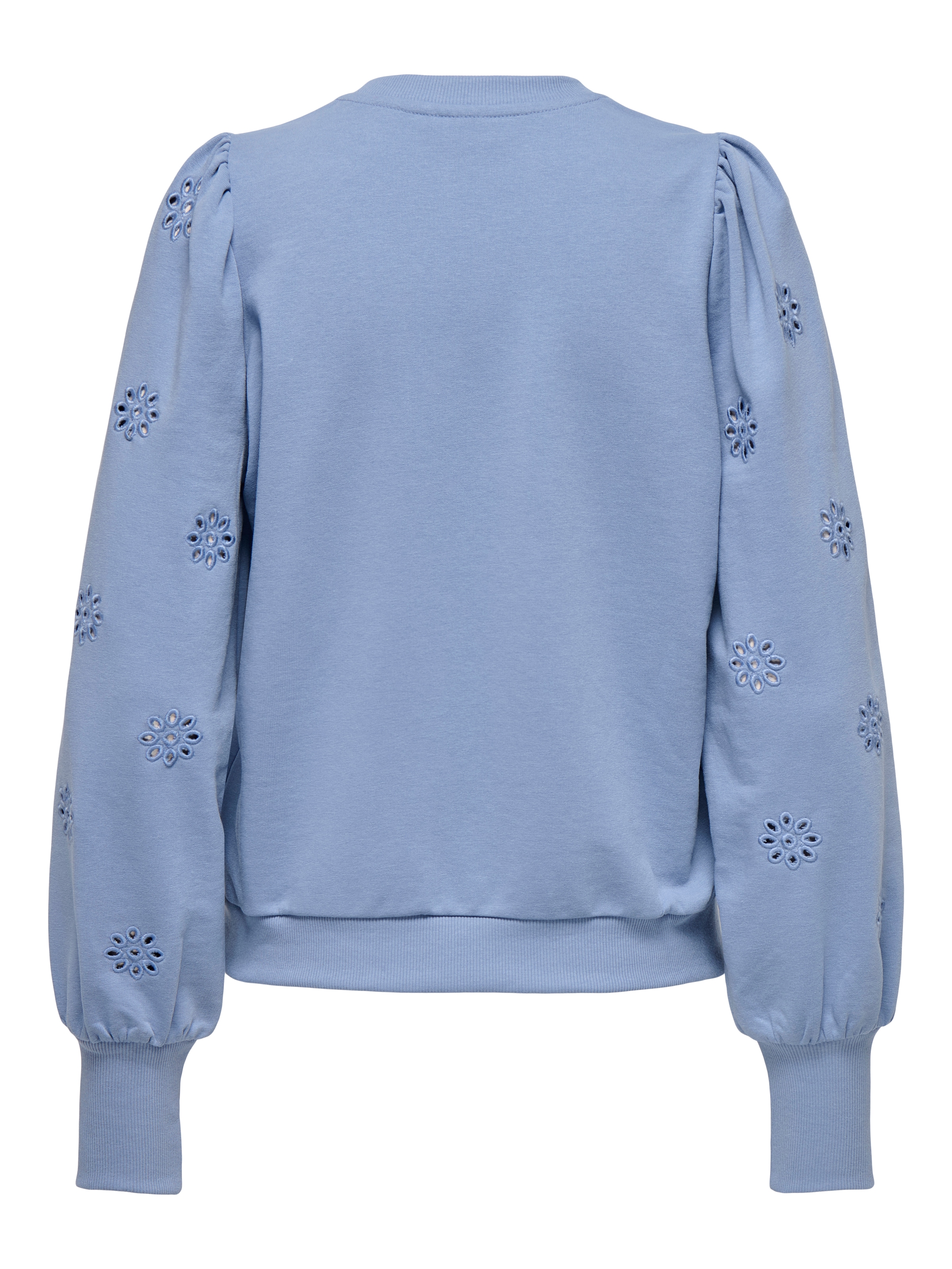ONLY CARMAKOMA Sweatshirt »CARFEMME L/S PUFF EMBROIDERY UB SWT NOOS«, Baumwollmischung, regular fit
