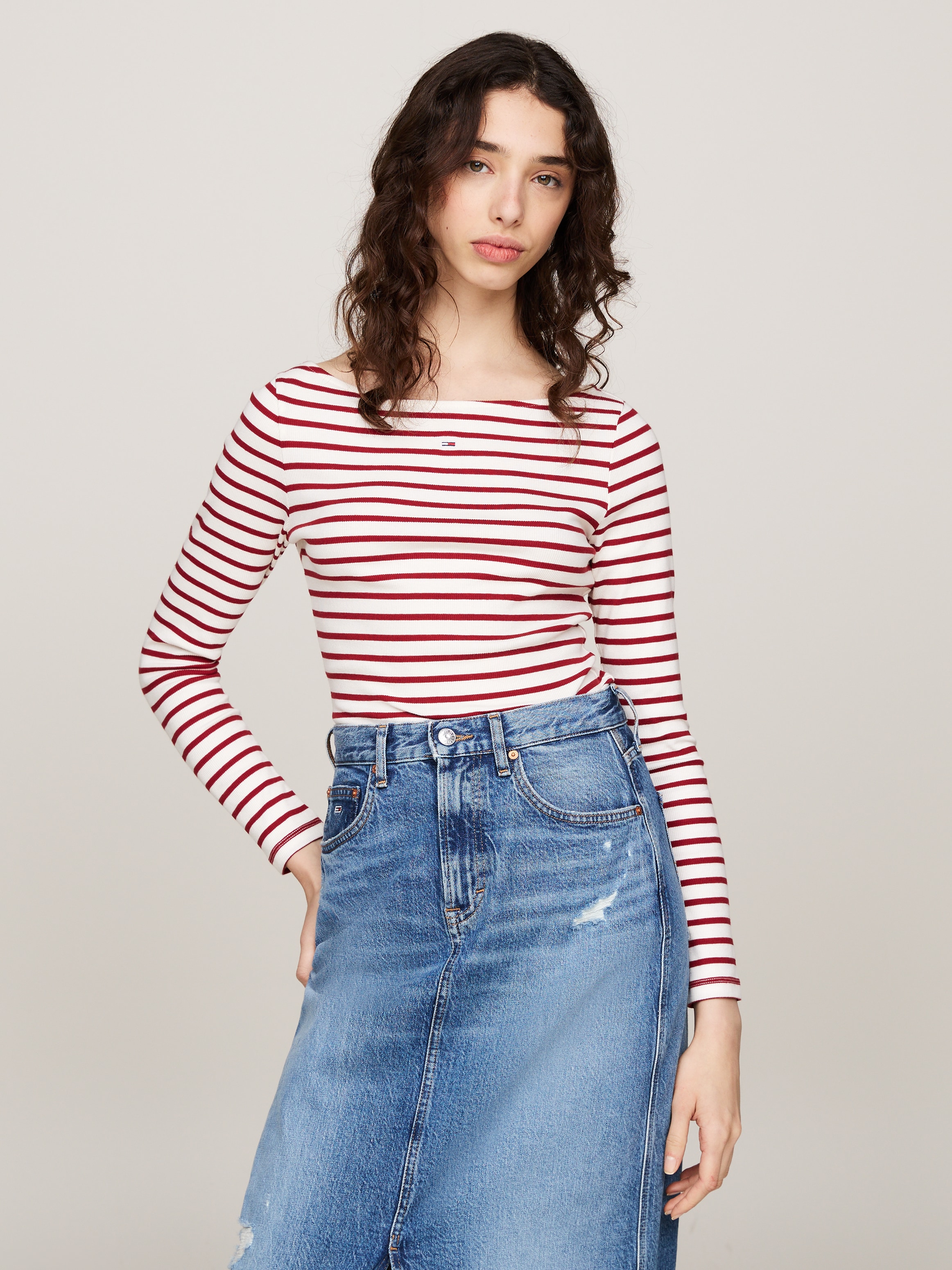 Langarmshirt »TJW BRETON STRIPE LS«, im Streifendesign